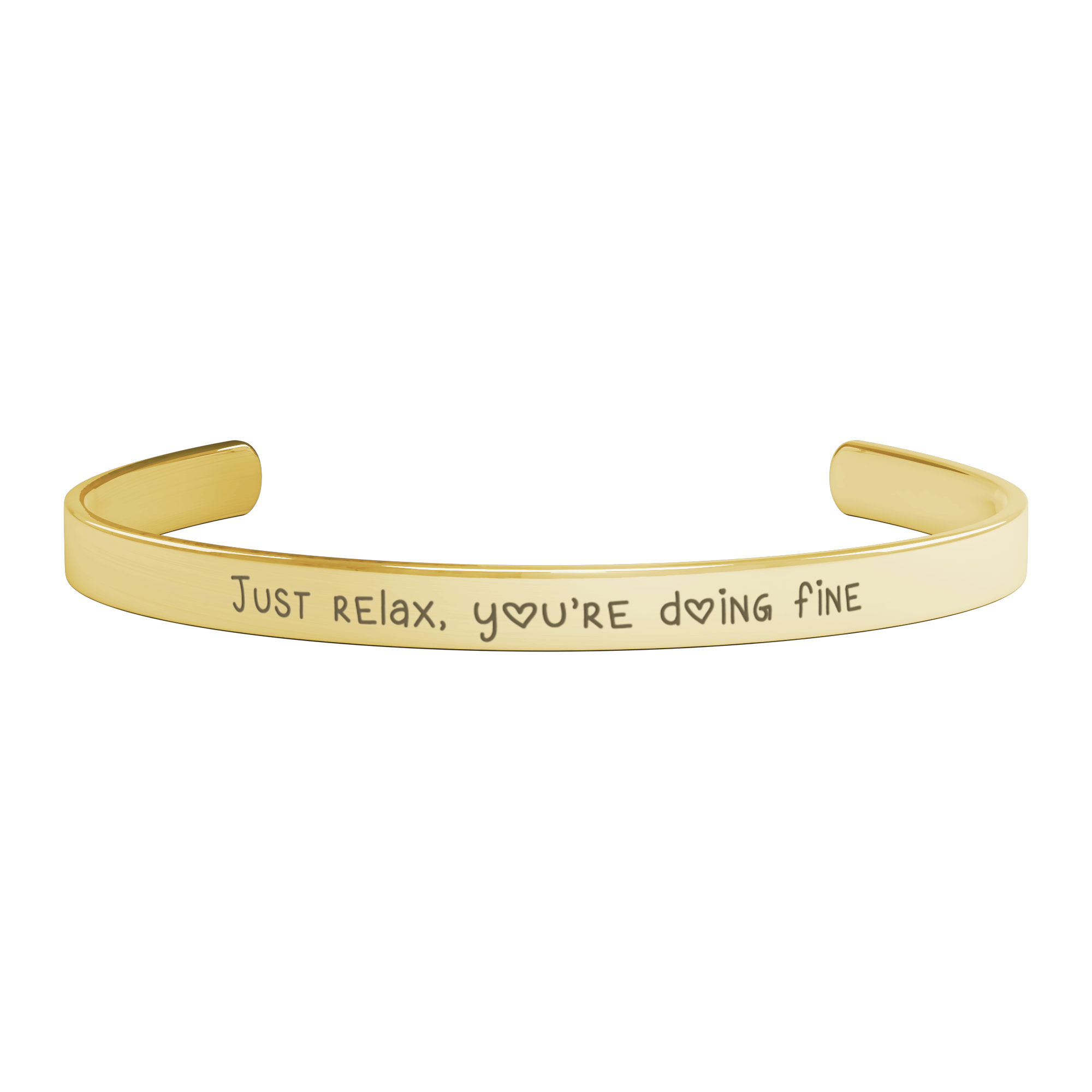 Just_Relax_Youre_Doing_Fine_Cuff_Brace_Gold_Transparent_01_Mockup.png