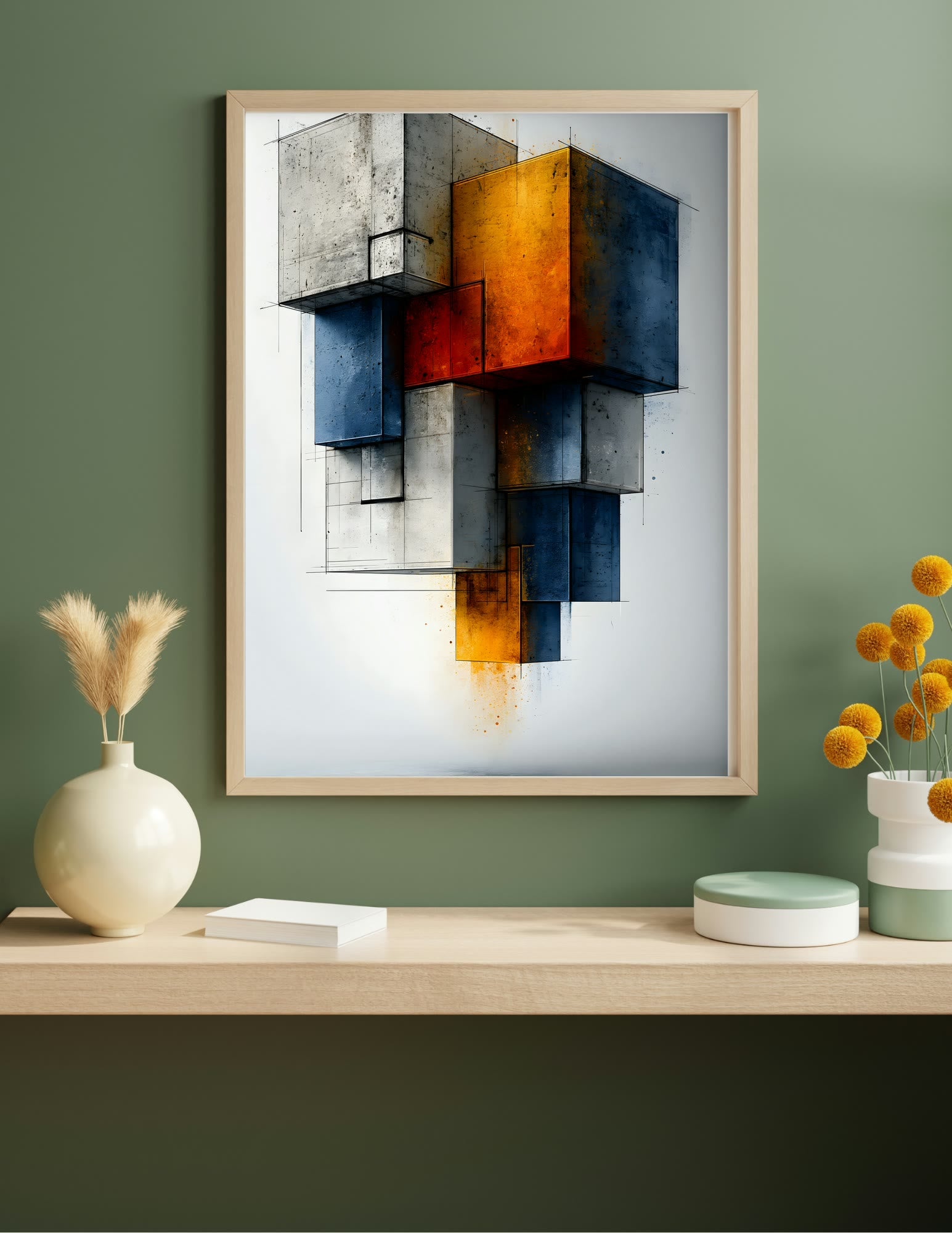 Fine Art Print shown in a room, mockup 1