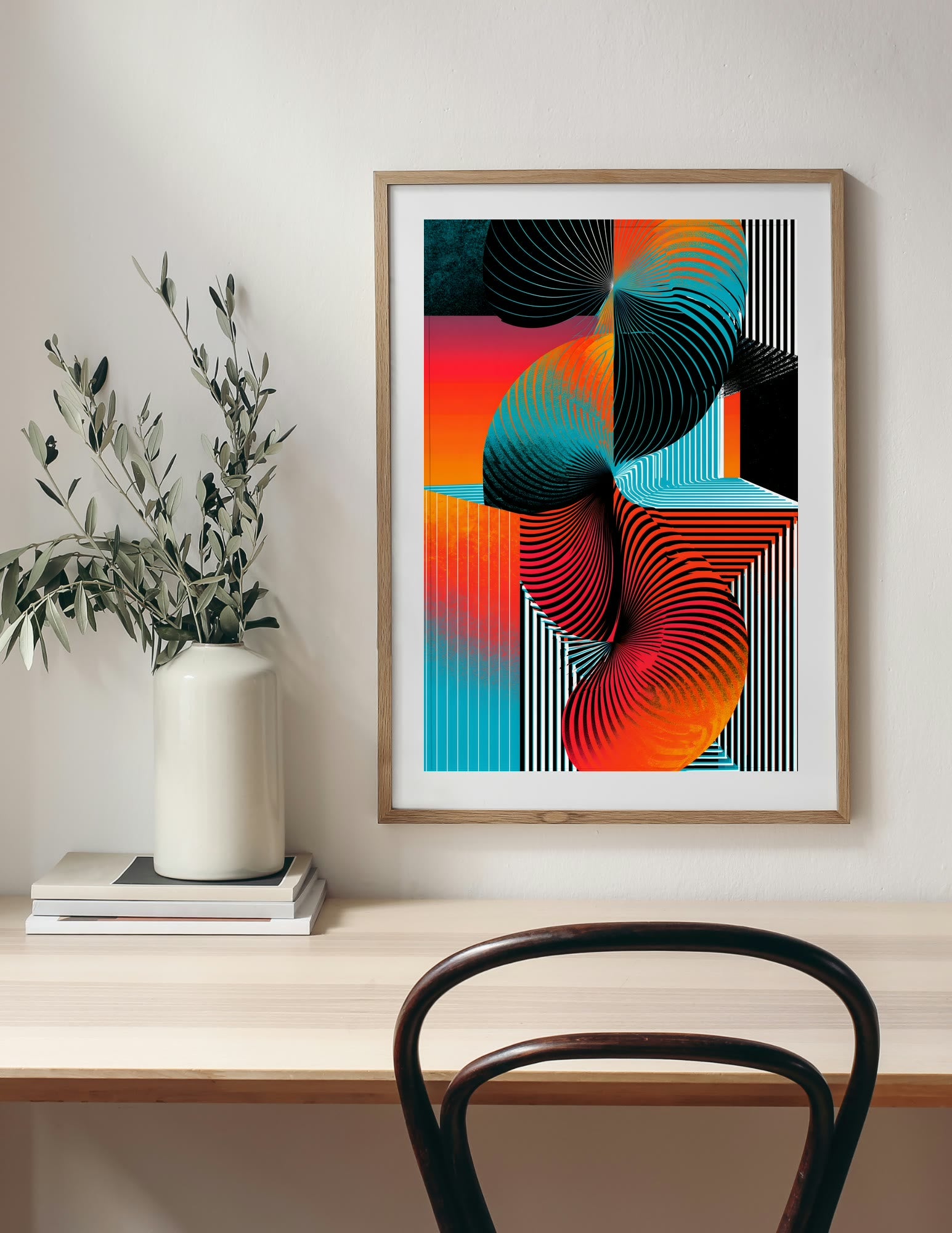 Fine Art Print shown in a room, mockup 1