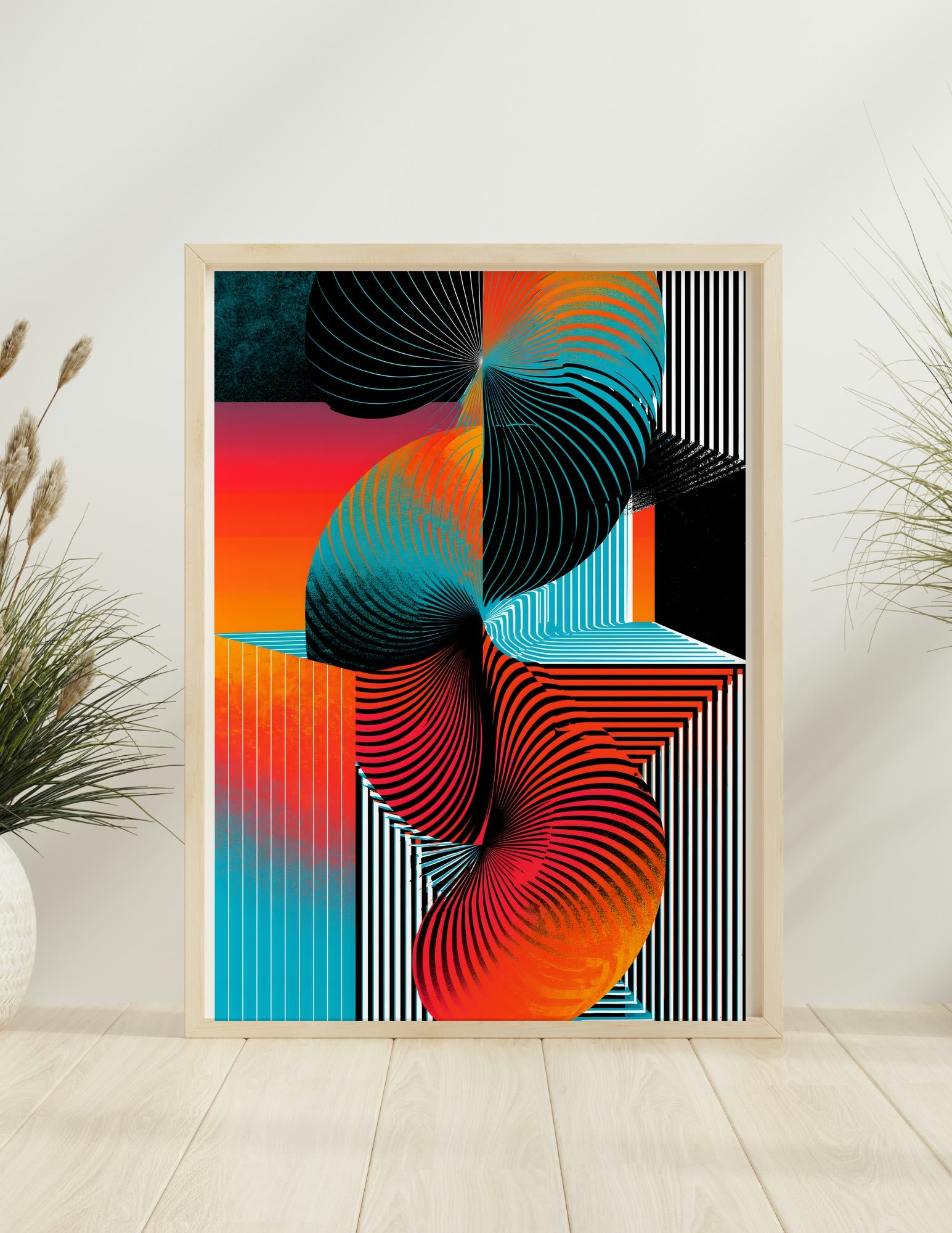 Semi-Gloss Poster shown in a room, mockup 1