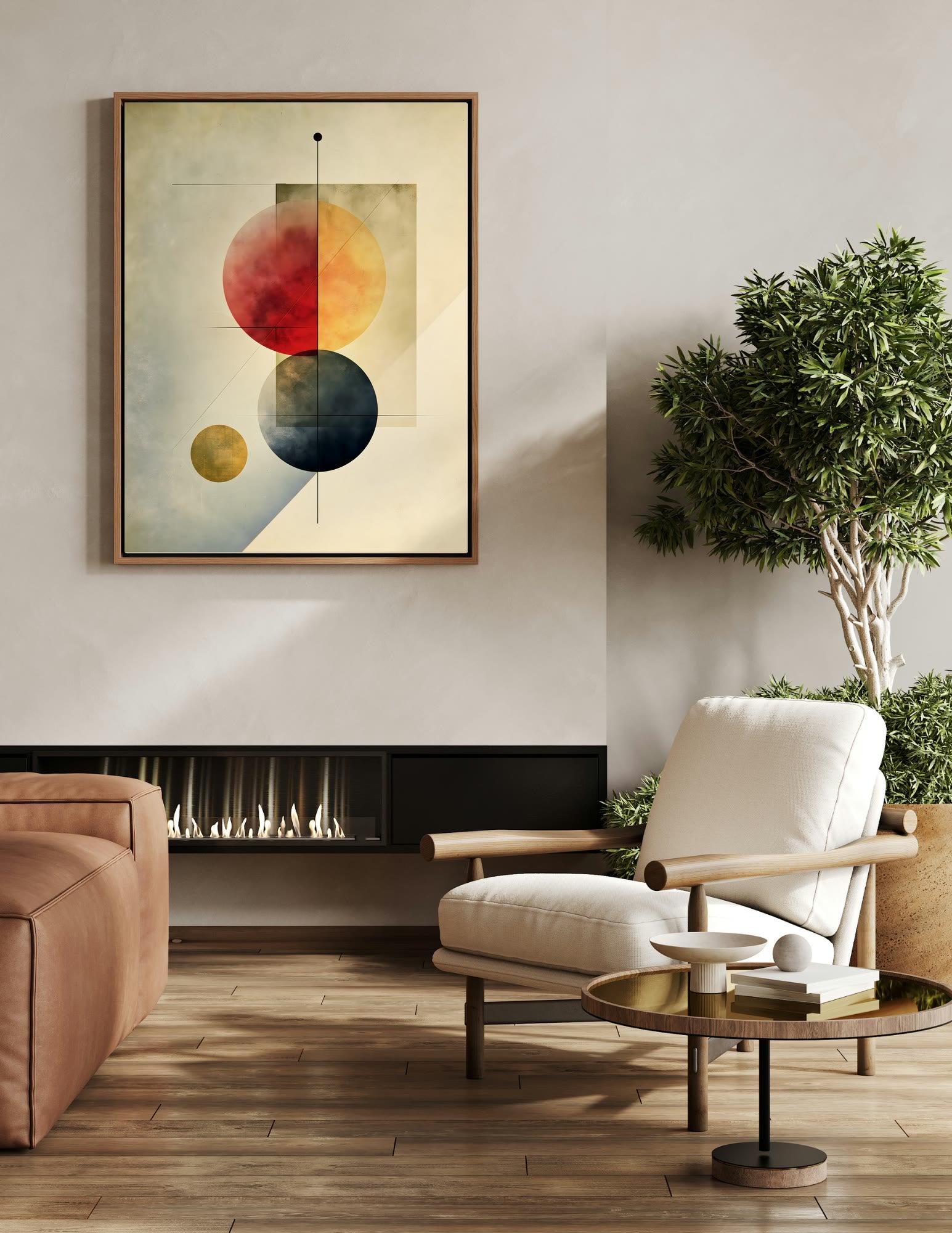 Fine Art Print shown in a room, mockup 2