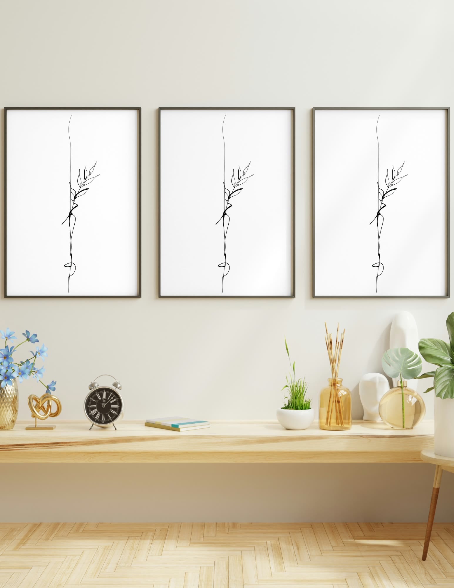 Semi-Gloss Poster shown in a room, mockup 1
