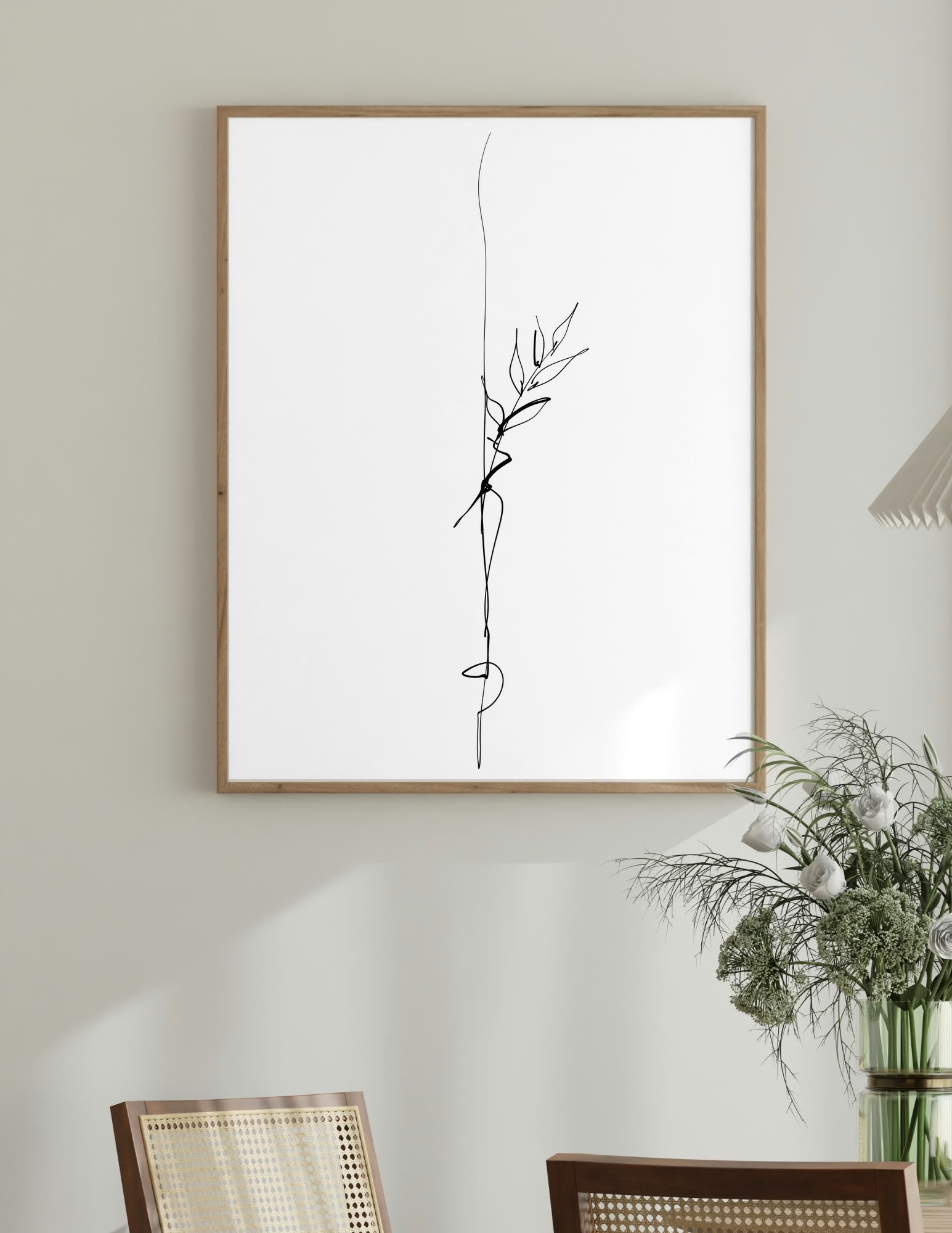 Fine Art Print shown in a room, mockup 1
