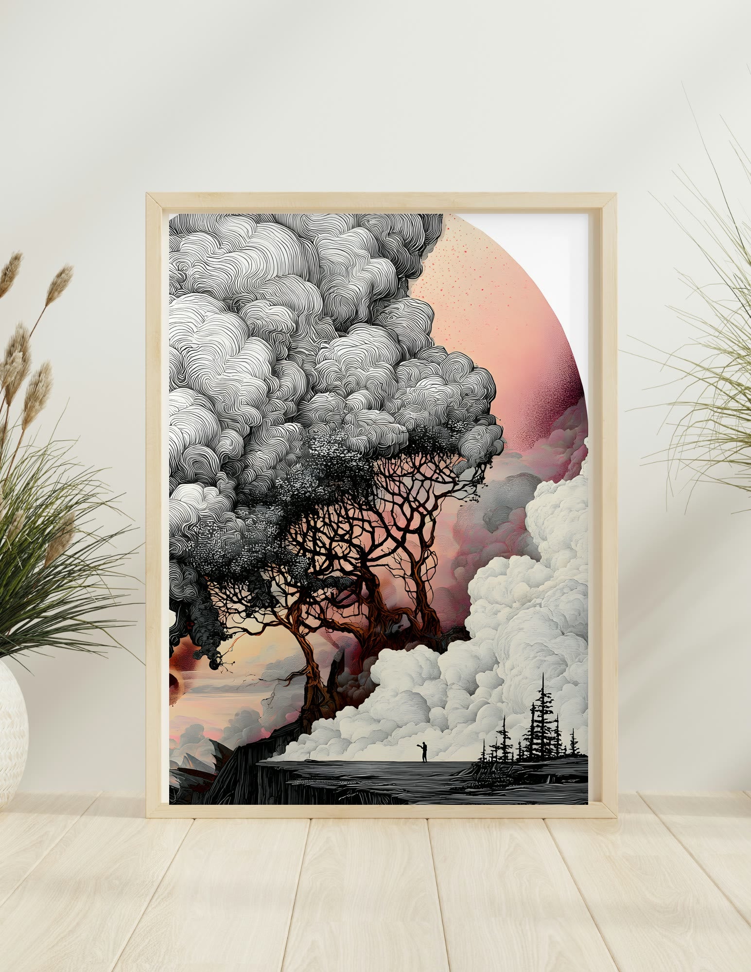 Fine Art Print shown in a room, mockup 1