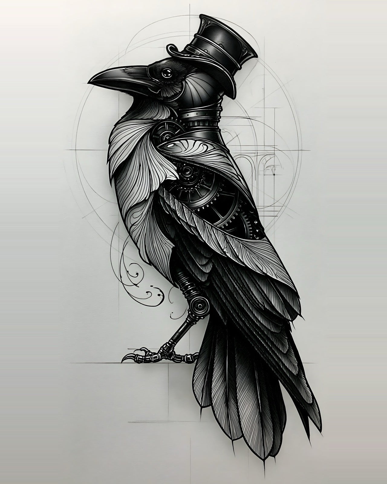 Clockwork Raven