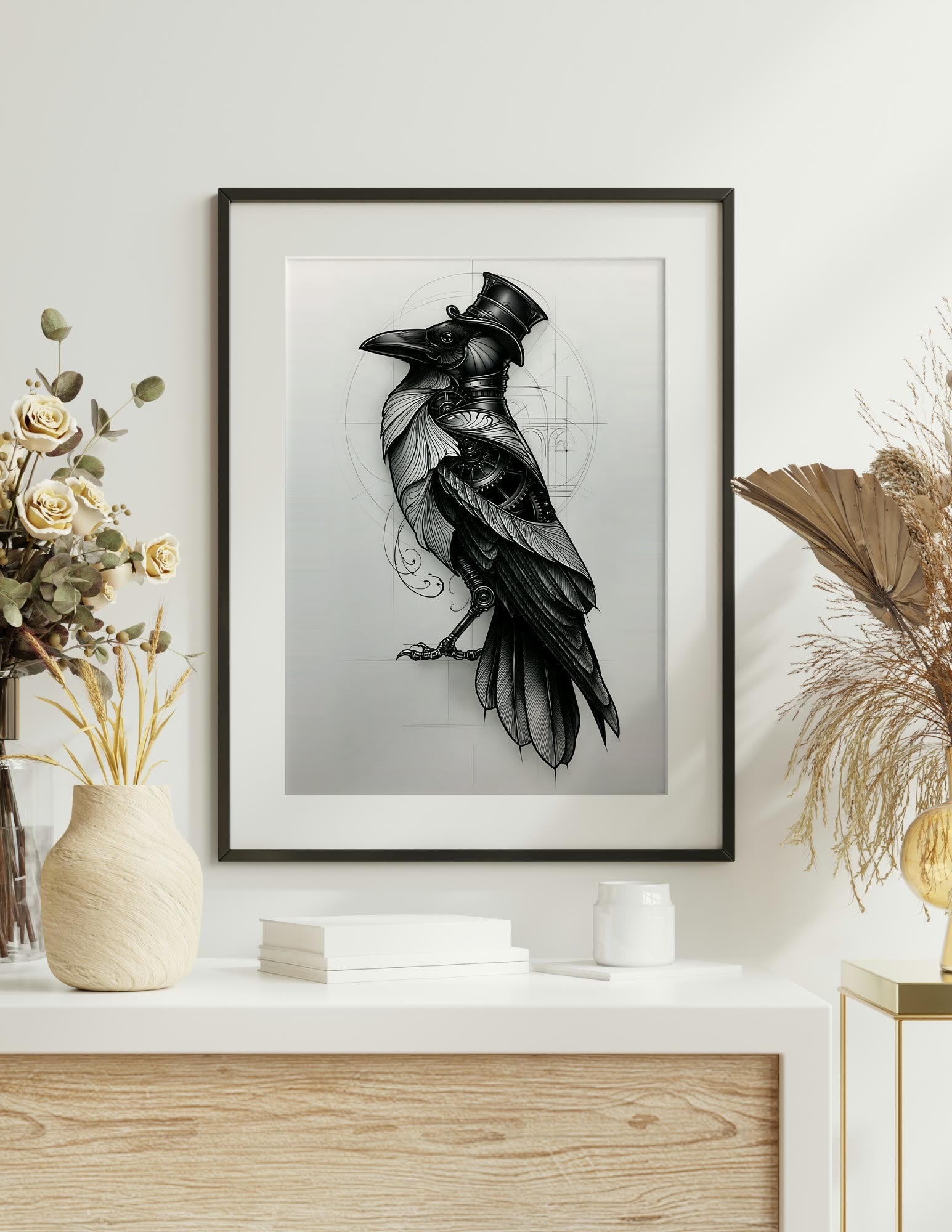 Fine Art Print shown in a room, mockup 2