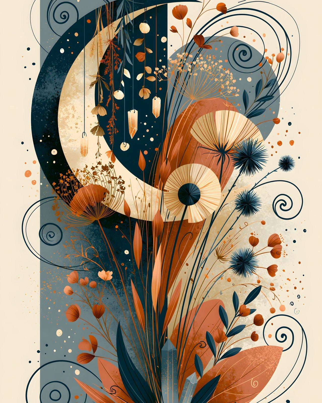 Crescent Moon Garden I