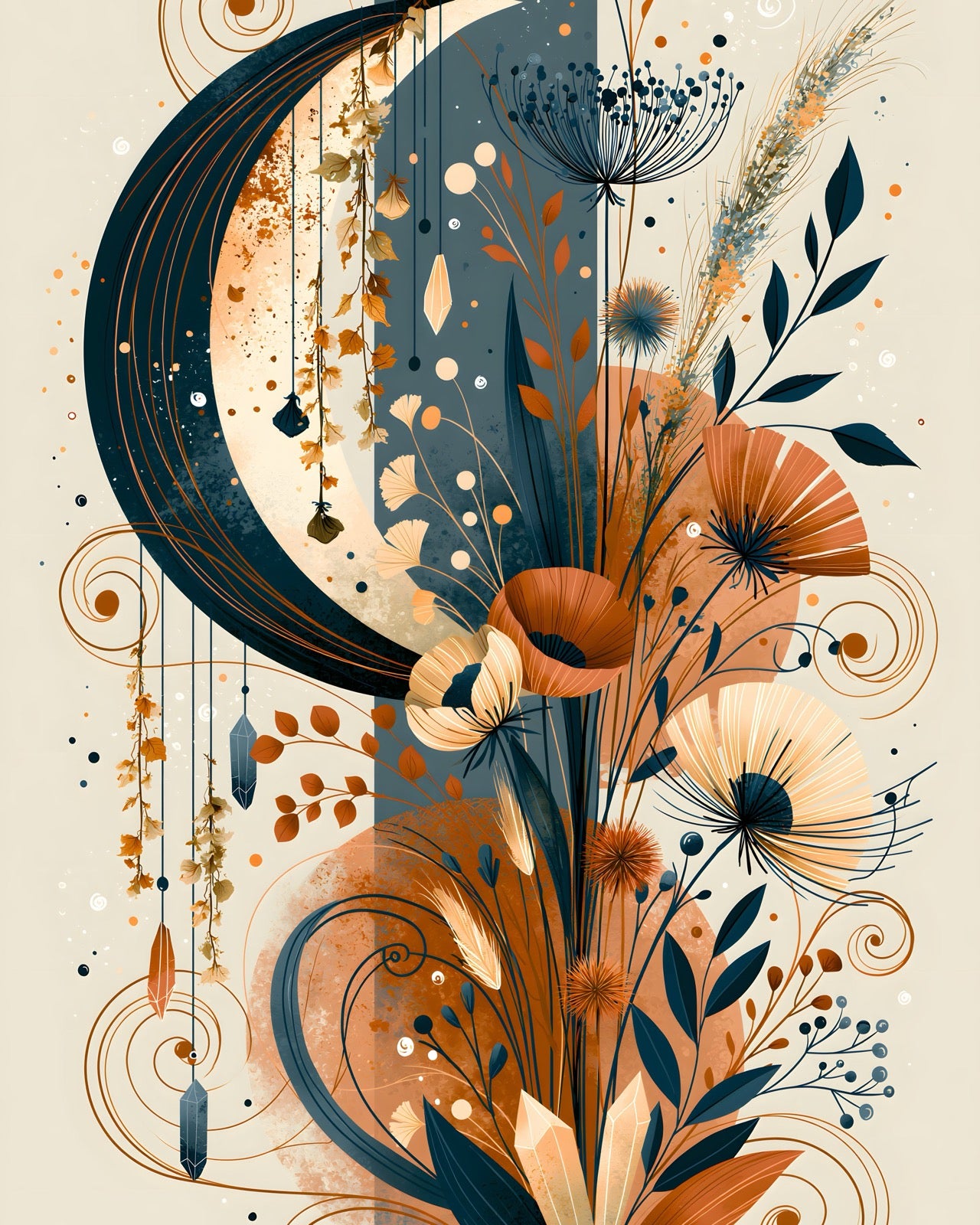 Crescent Moon Garden II