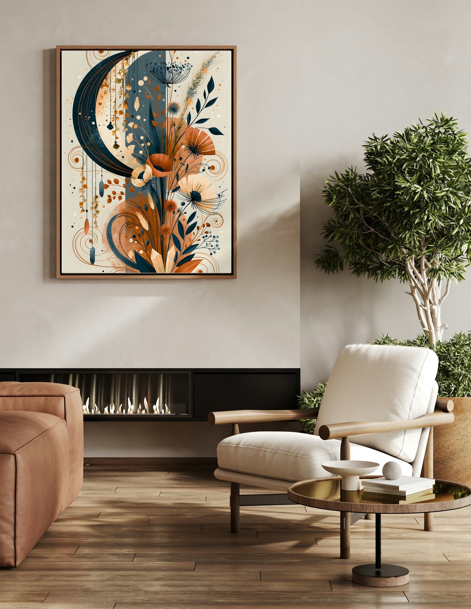 Fine Art Print shown in a room, mockup 1