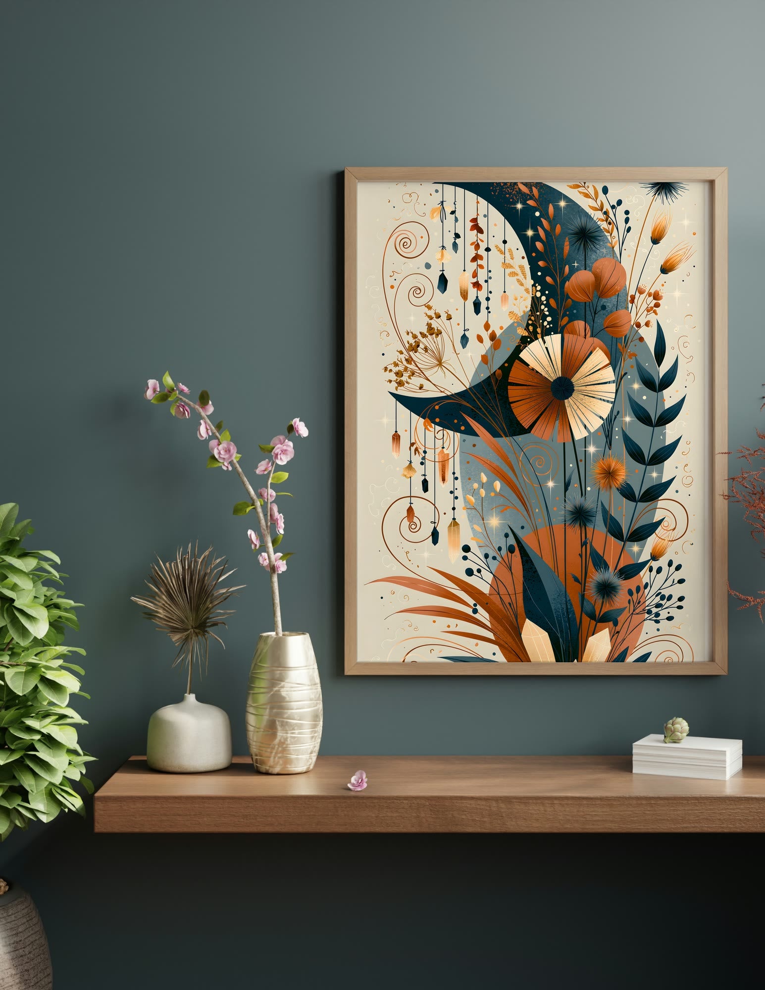 Semi-Gloss Poster shown in a room, mockup 1