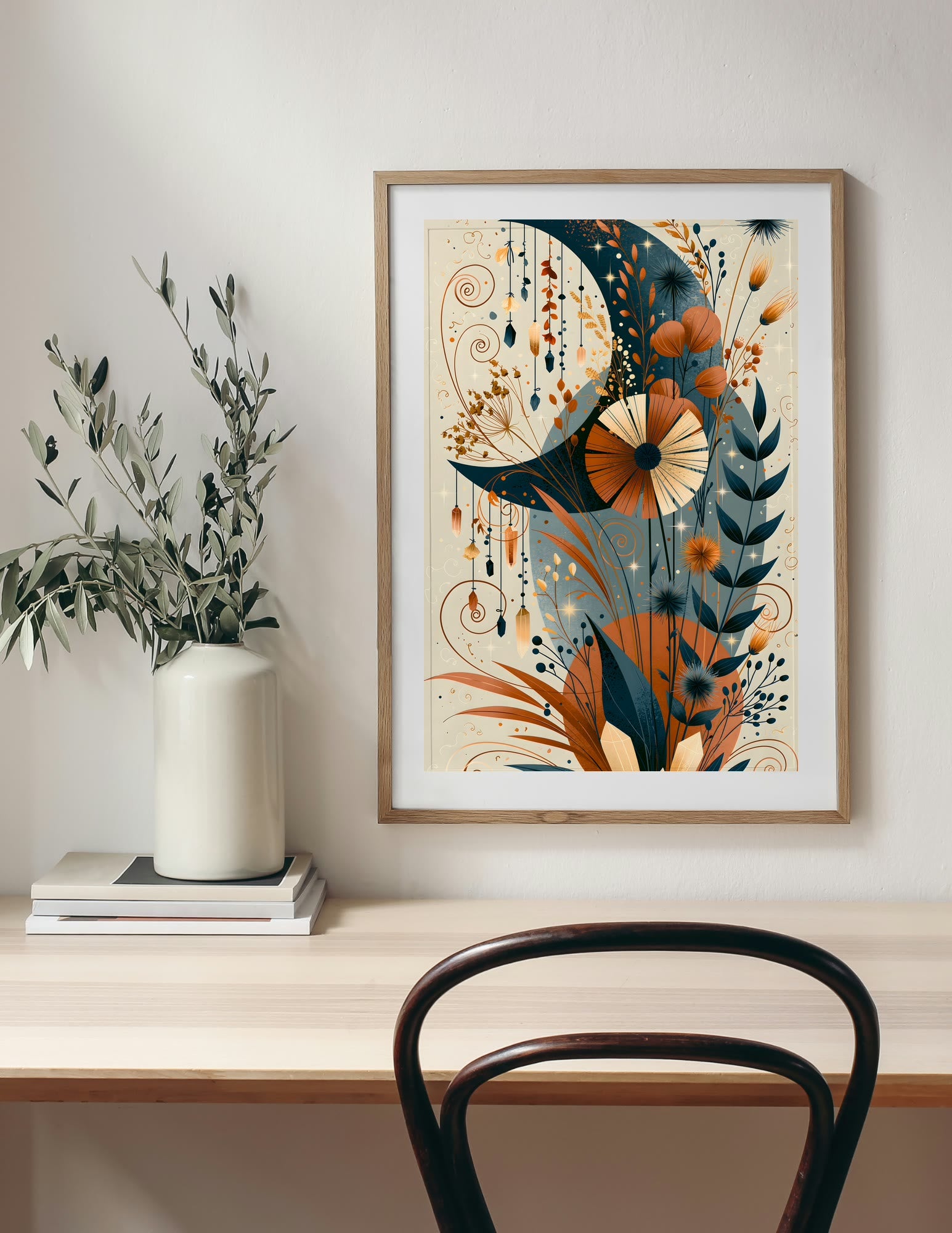 Fine Art Print shown in a room, mockup 2