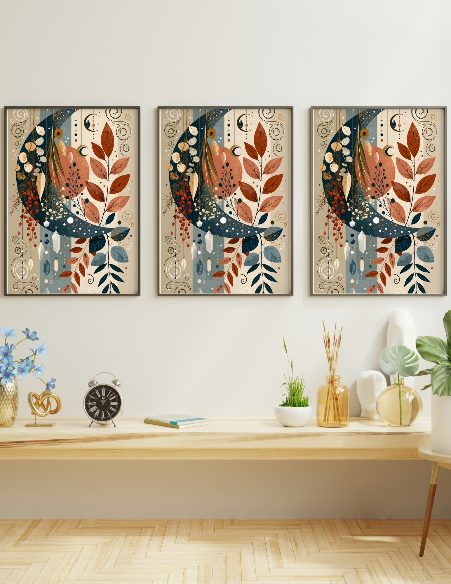 Semi-Gloss Poster shown in a room, mockup 2