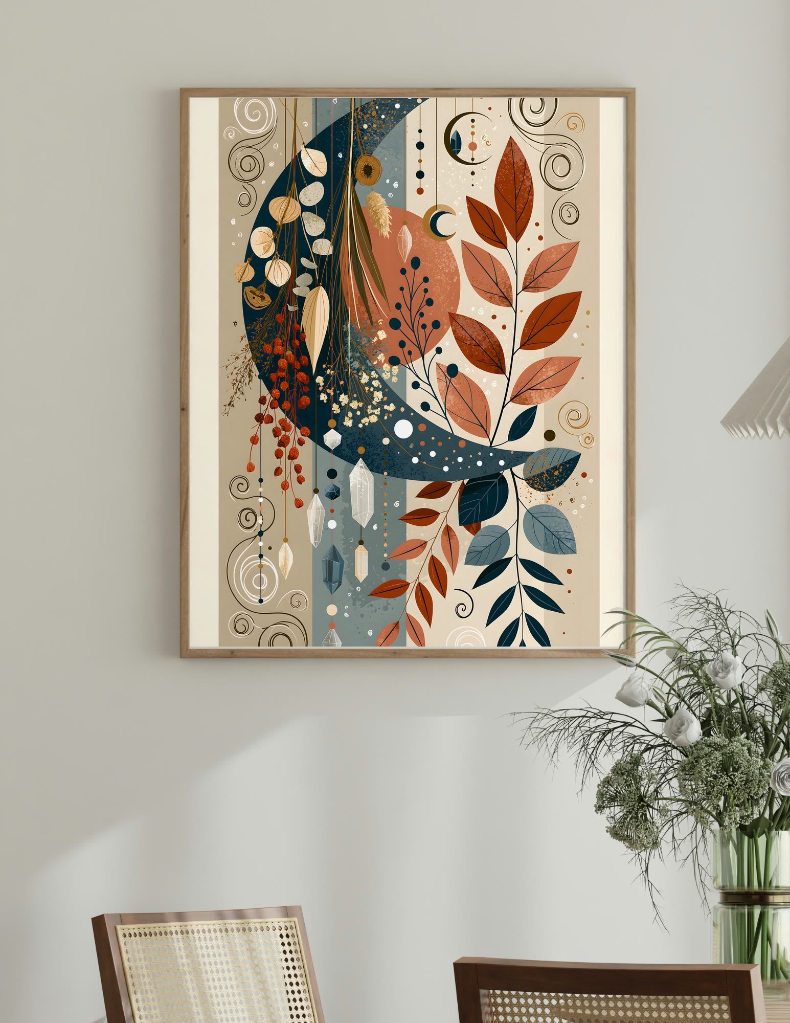 Fine Art Print shown in a room, mockup 2