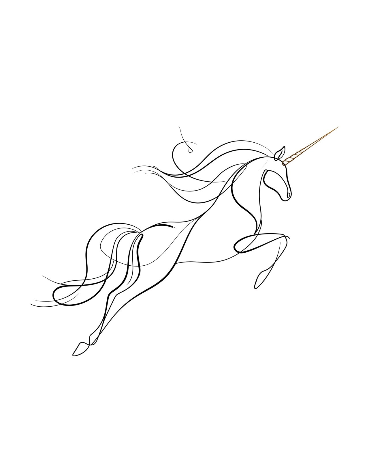 Unicorn in One Line I