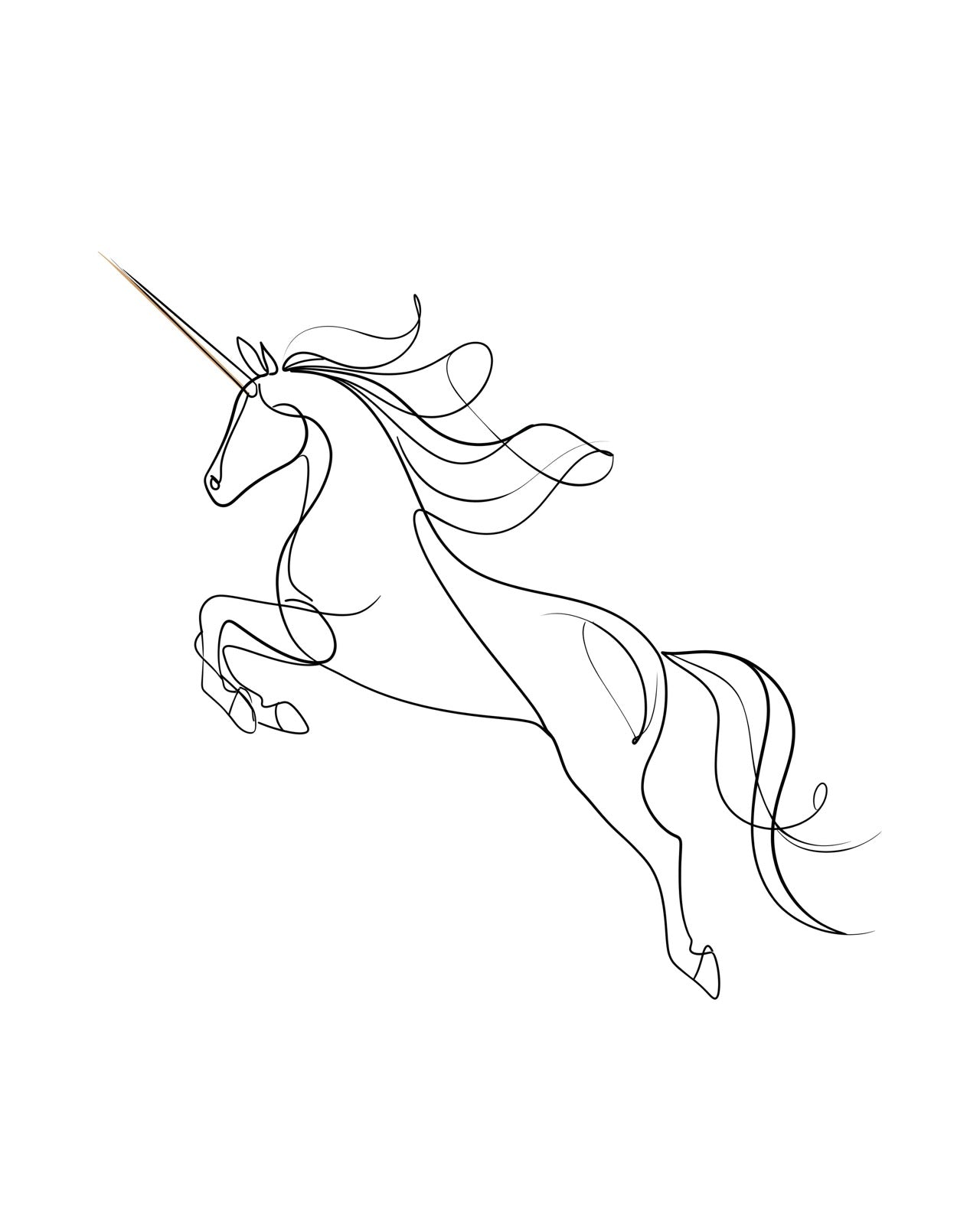 Unicorn in One Line II