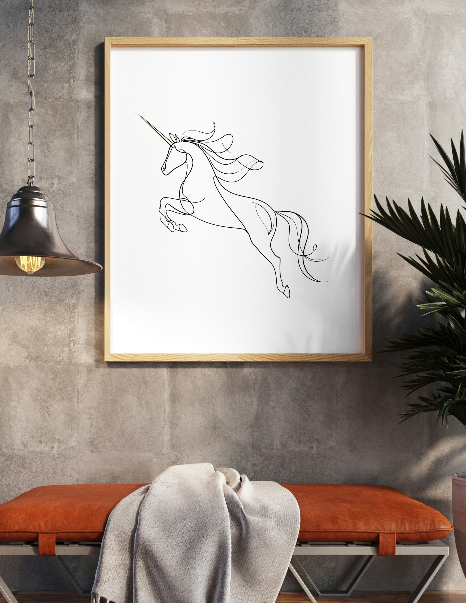 Fine Art Print shown in a room, mockup 2