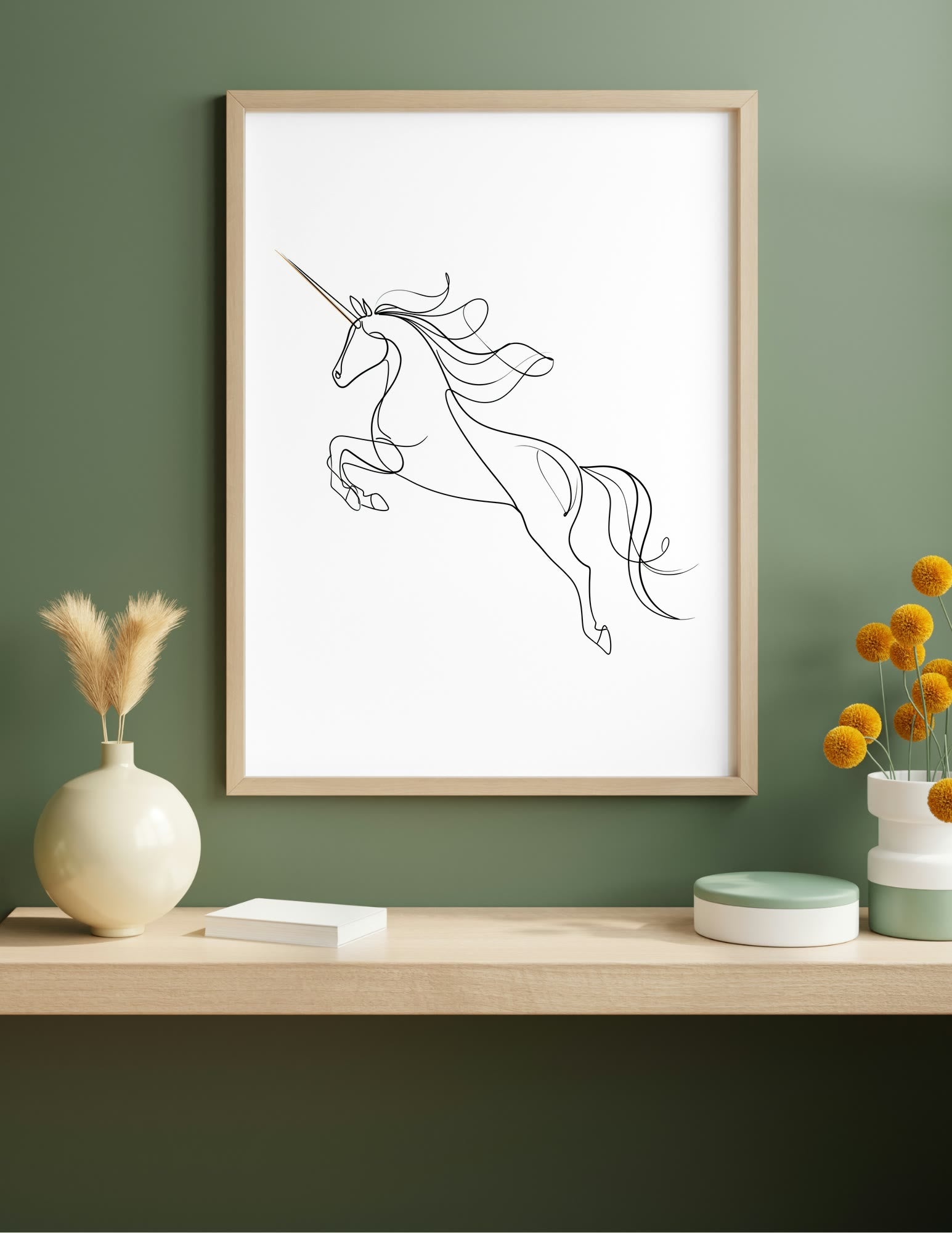 Fine Art Print shown in a room, mockup 1