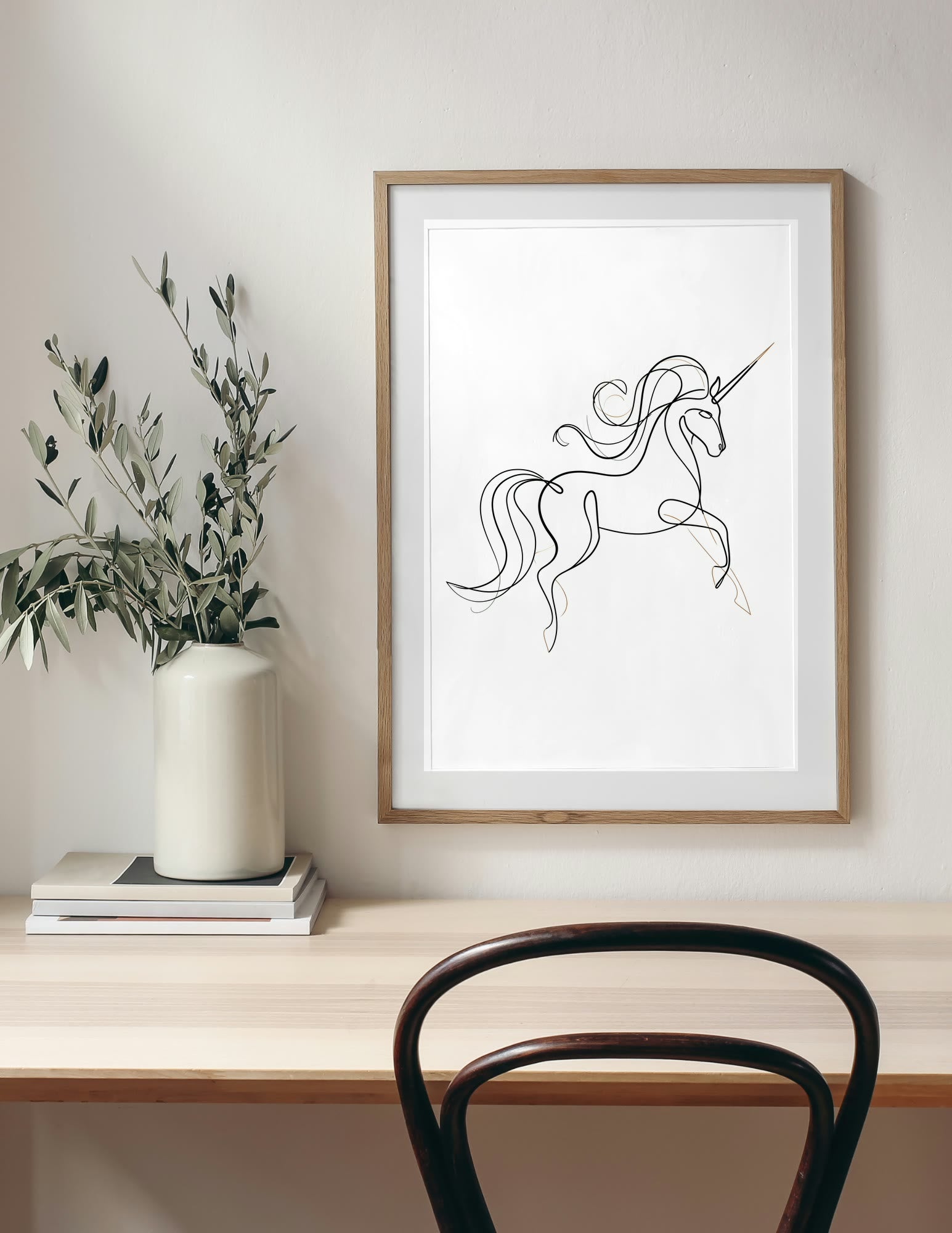 Fine Art Print shown in a room, mockup 1