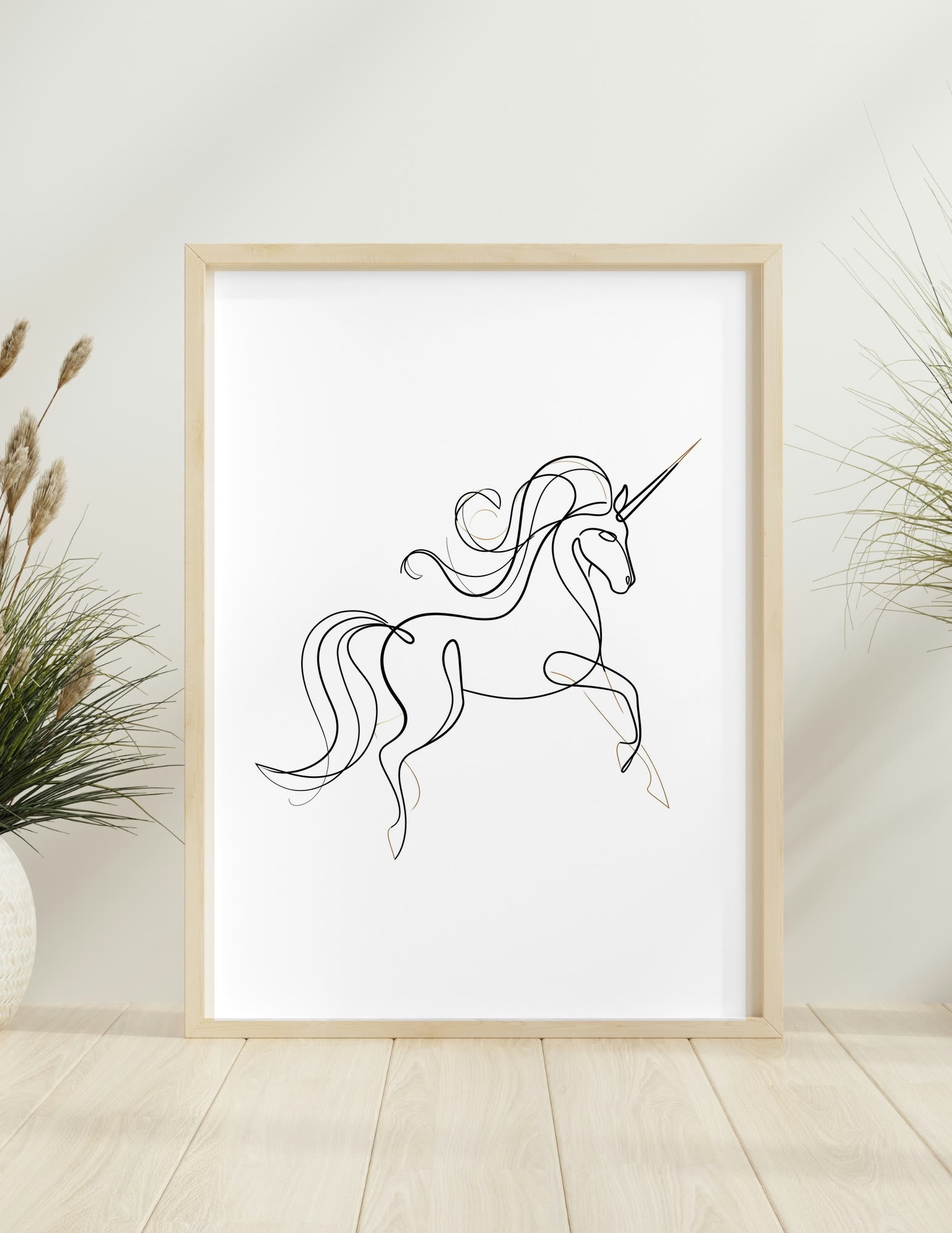 Semi-Gloss Poster shown in a room, mockup 1
