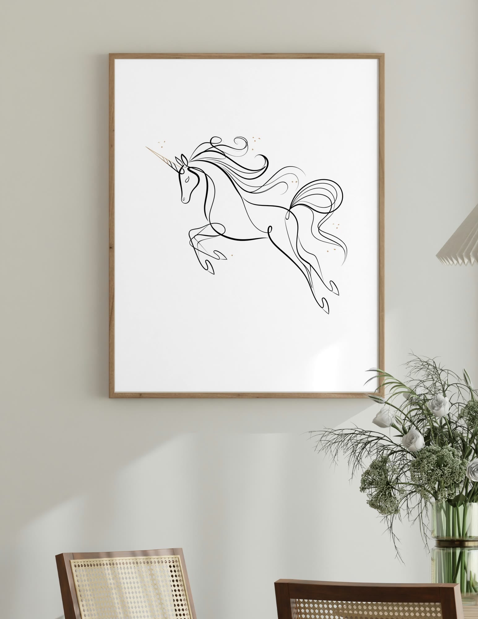 Fine Art Print shown in a room, mockup 1