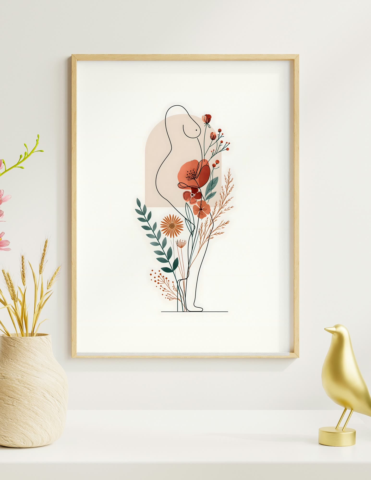 Fine Art Print shown in a room, mockup 2
