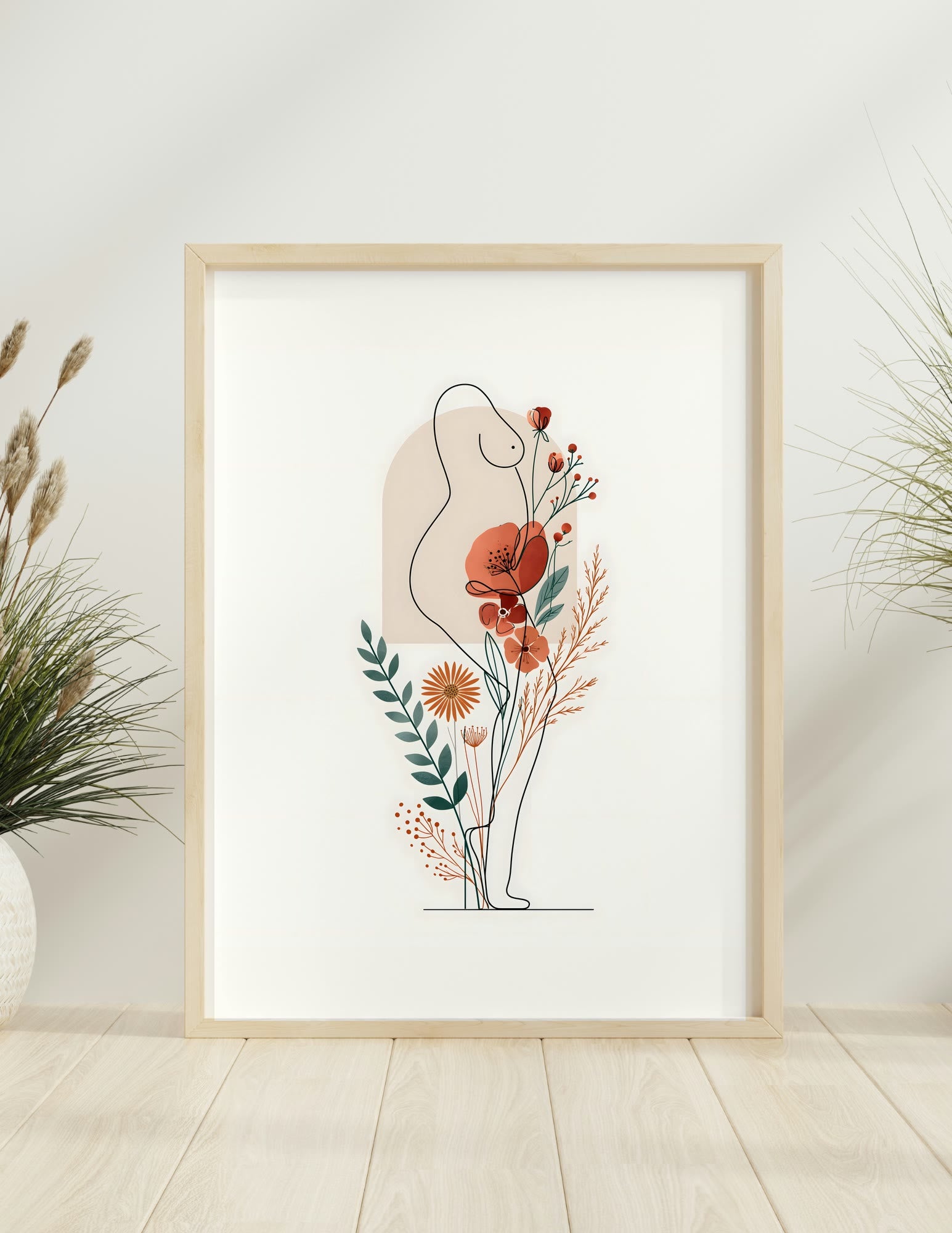 Fine Art Print shown in a room, mockup 1