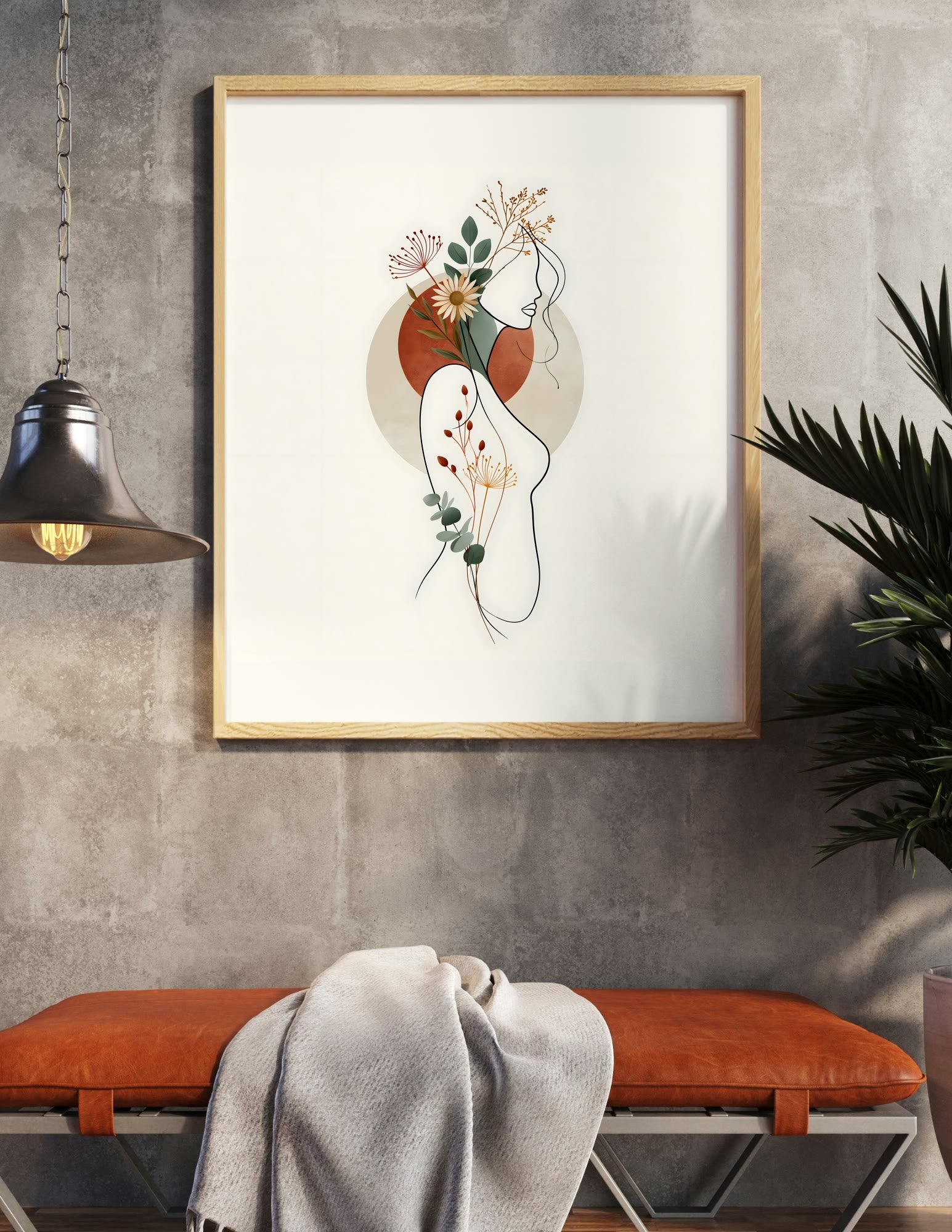 Fine Art Print shown in a room, mockup 1