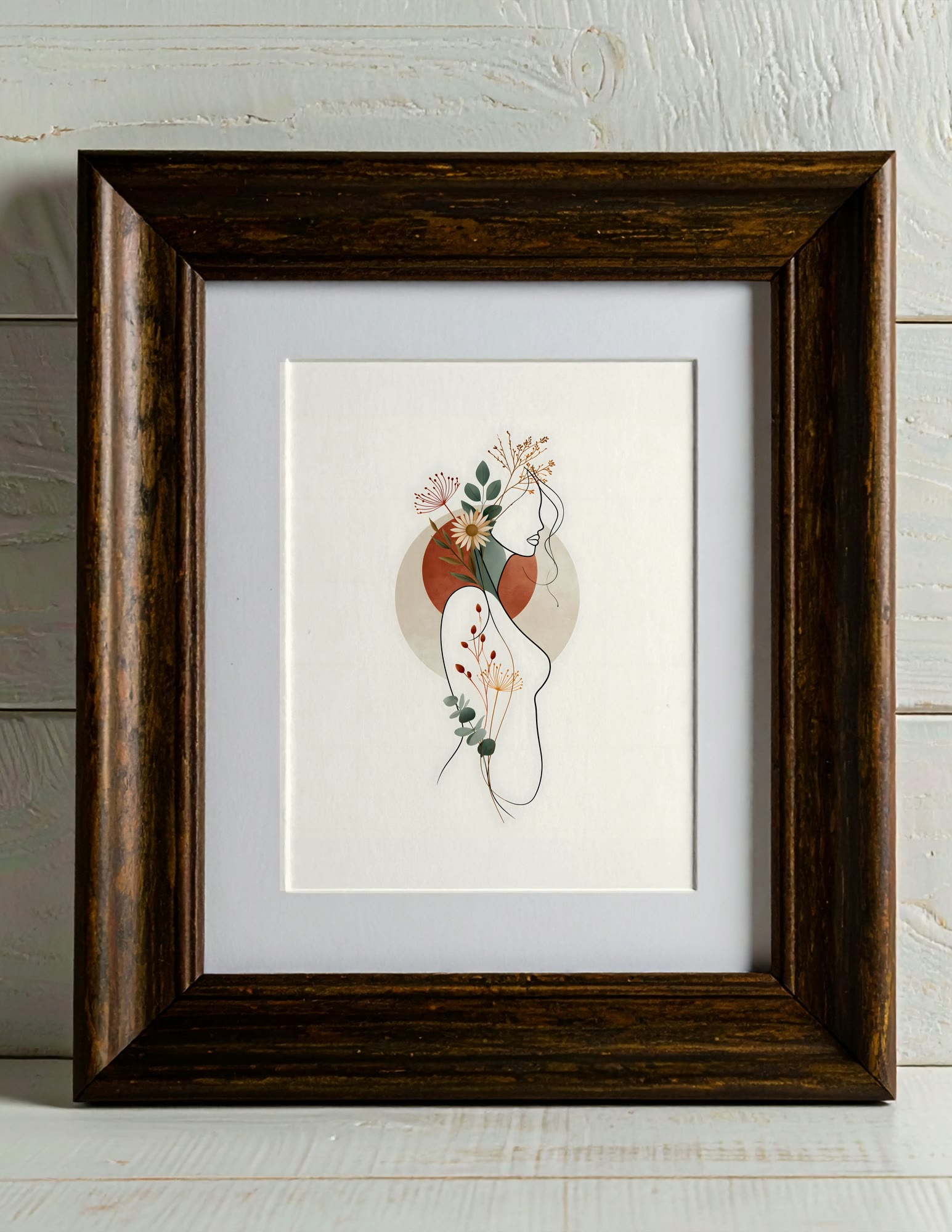 Semi-Gloss Poster shown in a room, mockup 1