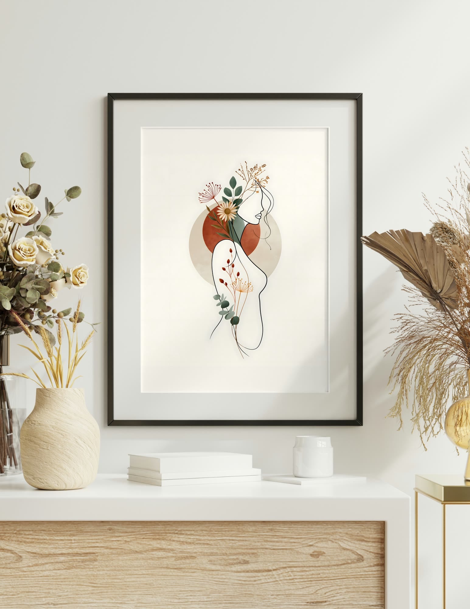 Fine Art Print shown in a room, mockup 2