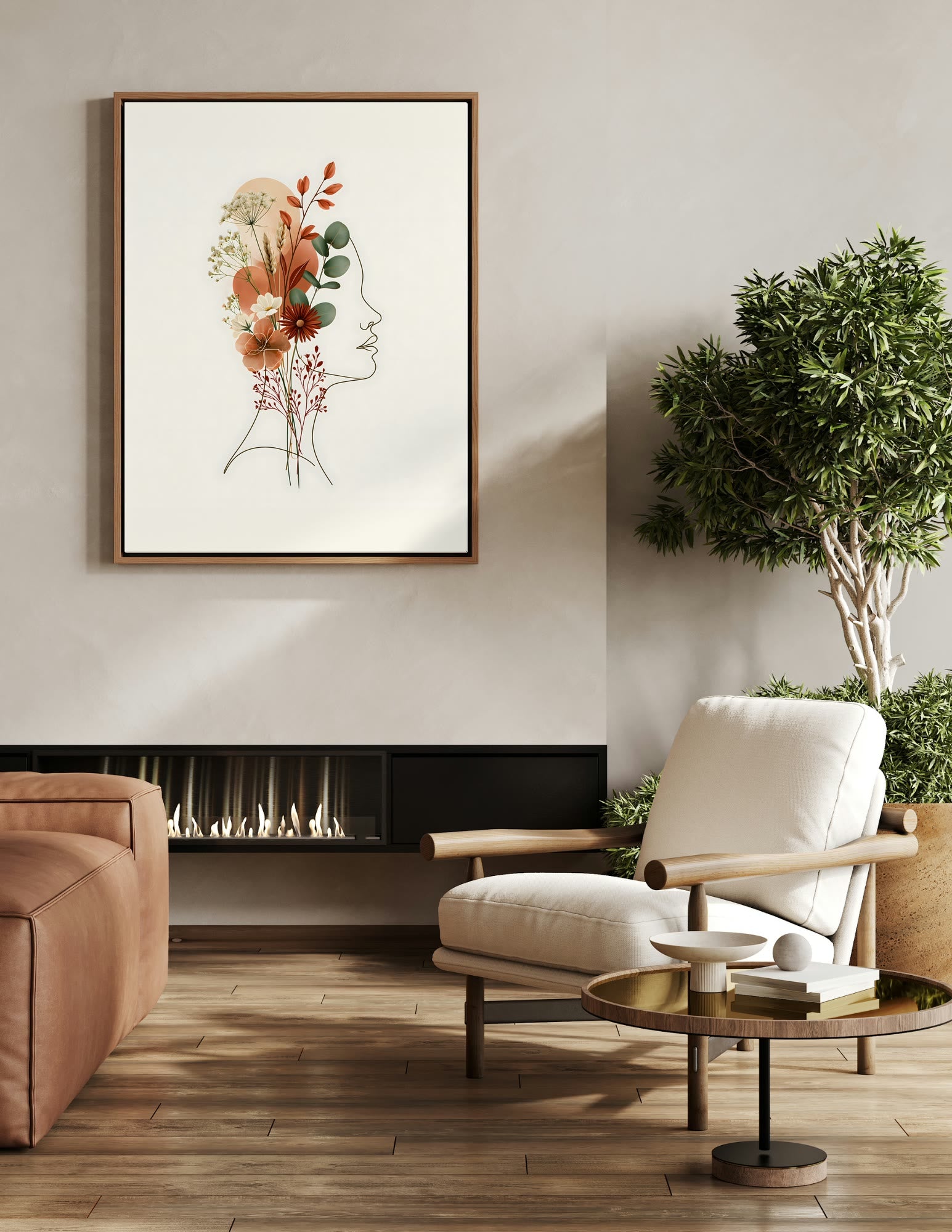 Fine Art Print shown in a room, mockup 1