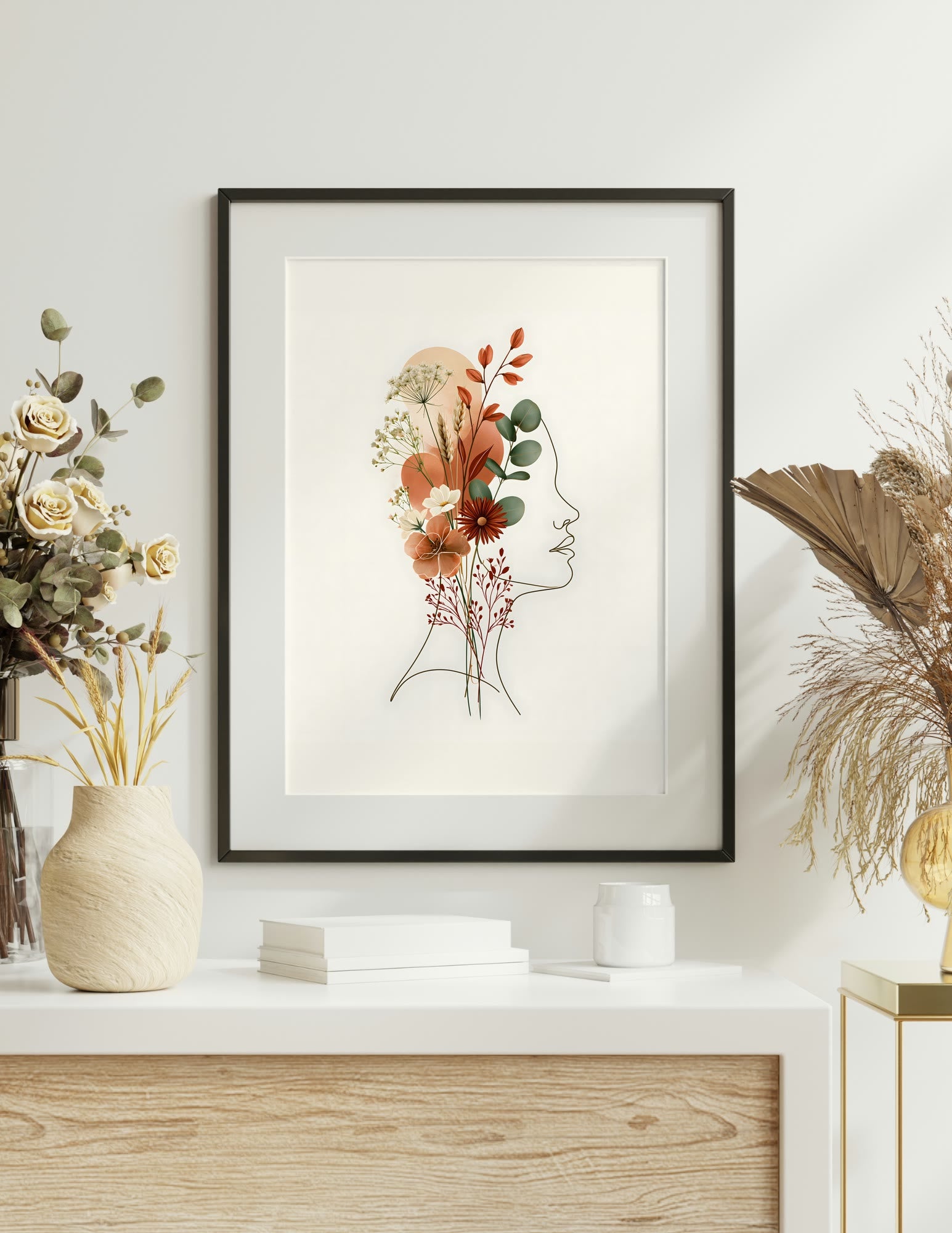 Semi-Gloss Poster shown in a room, mockup 1