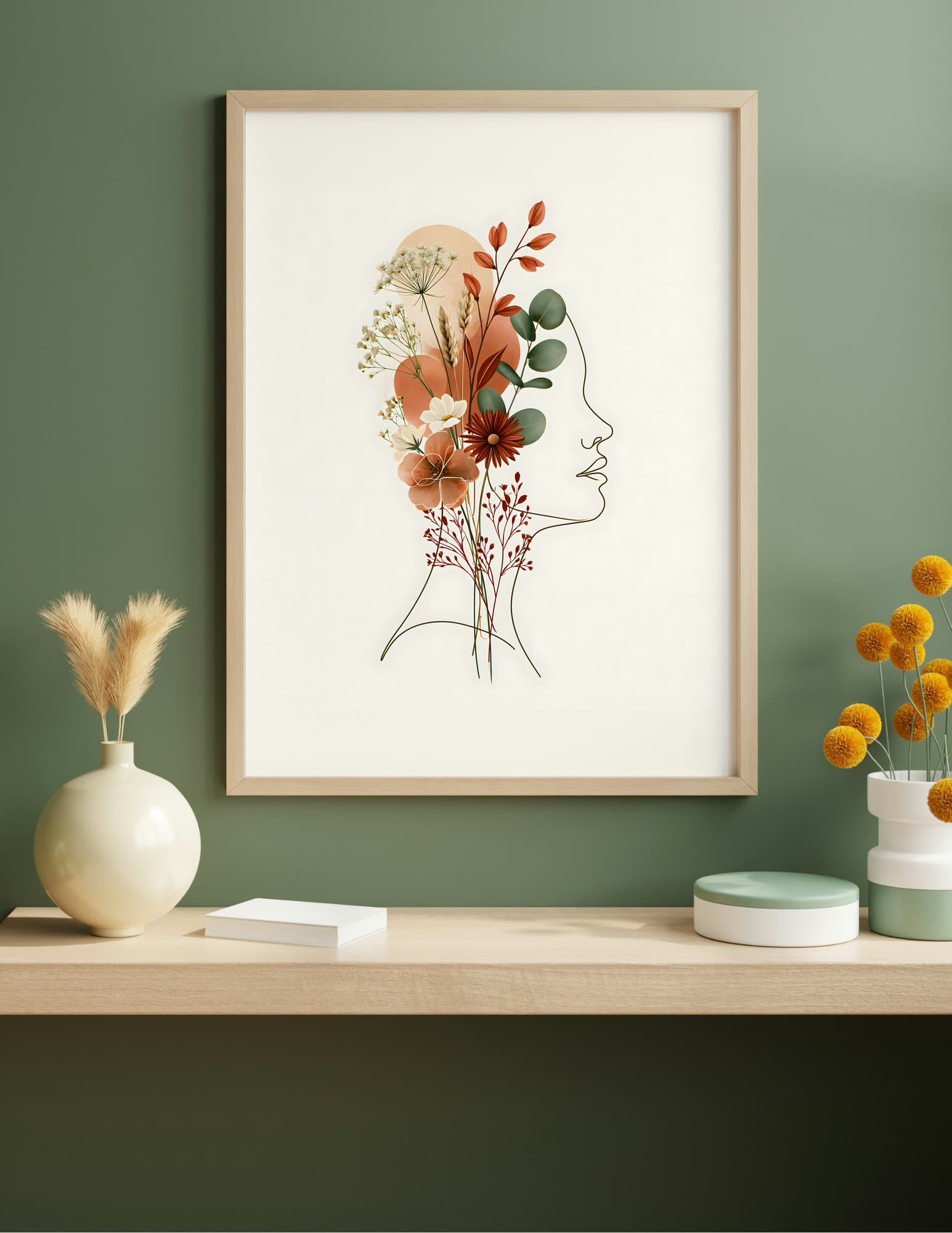 Fine Art Print shown in a room, mockup 2