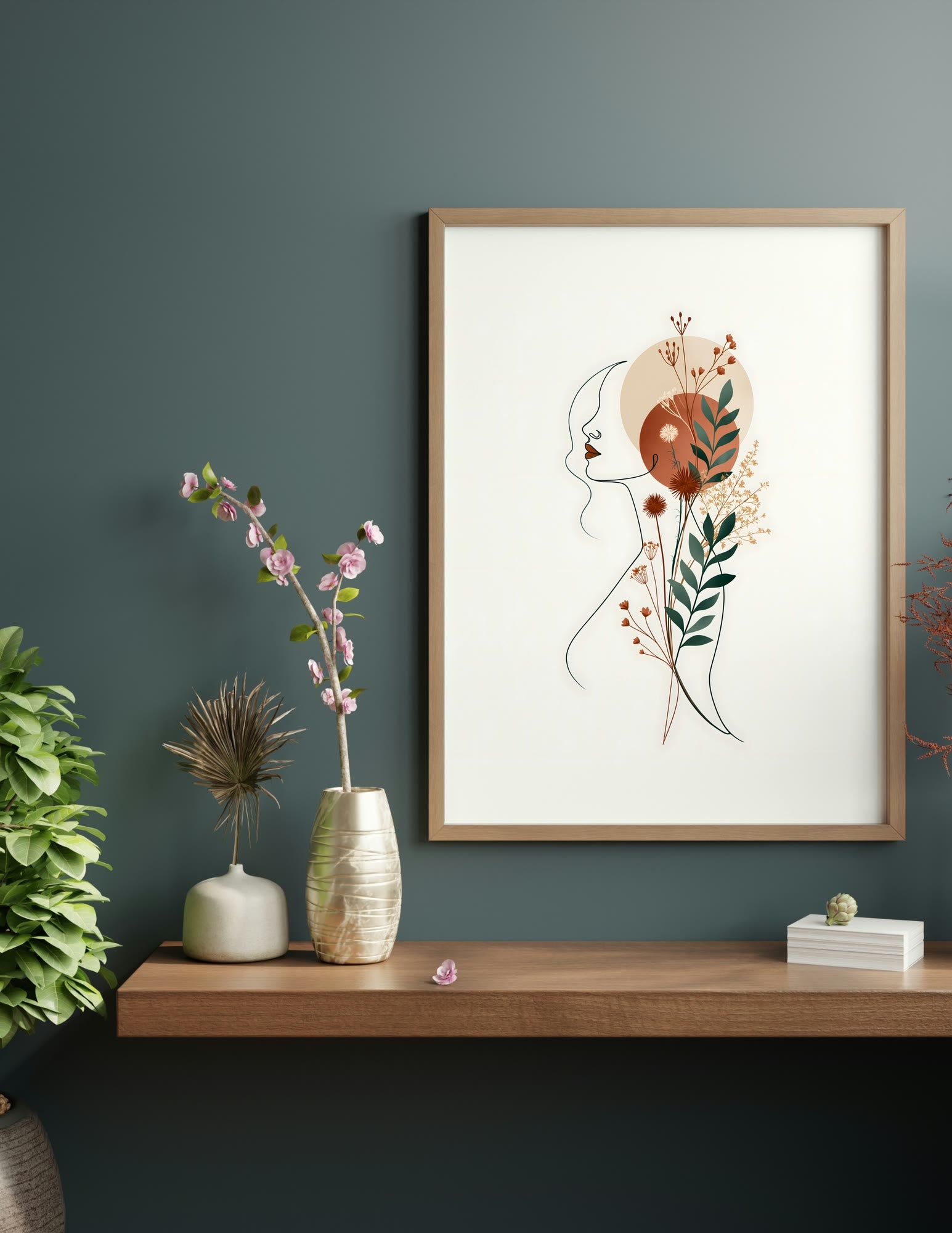 Semi-Gloss Poster shown in a room, mockup 1