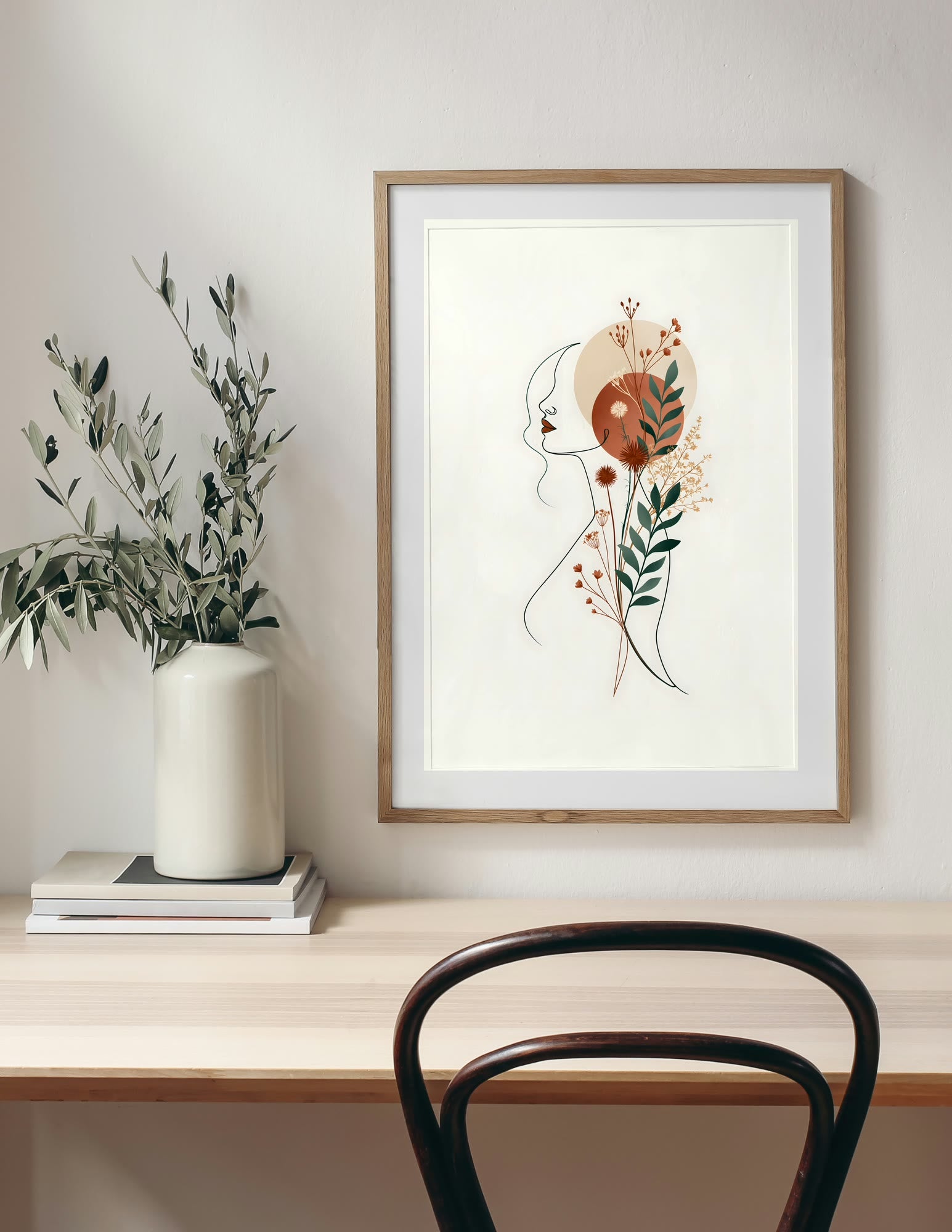 Fine Art Print shown in a room, mockup 2