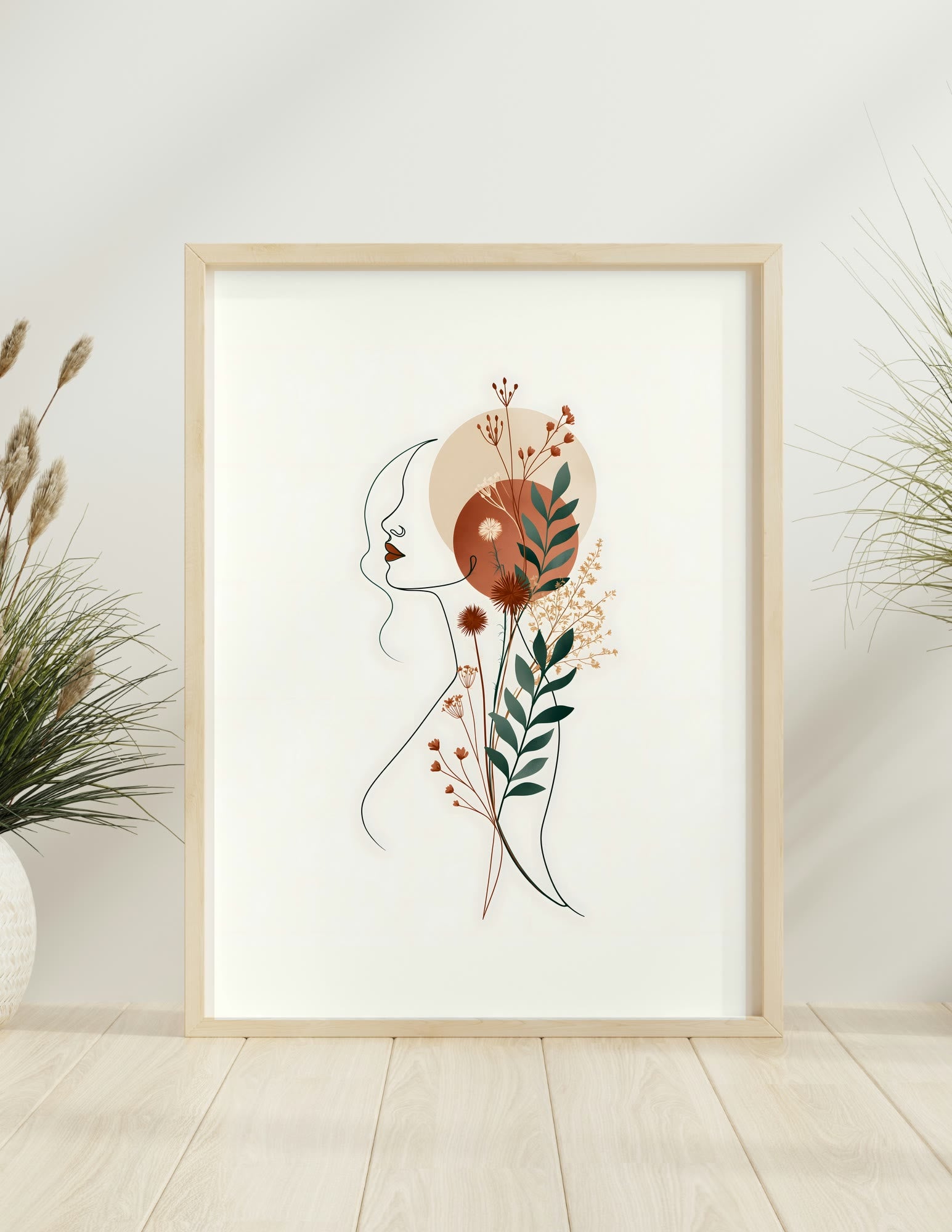 Semi-Gloss Poster shown in a room, mockup 2
