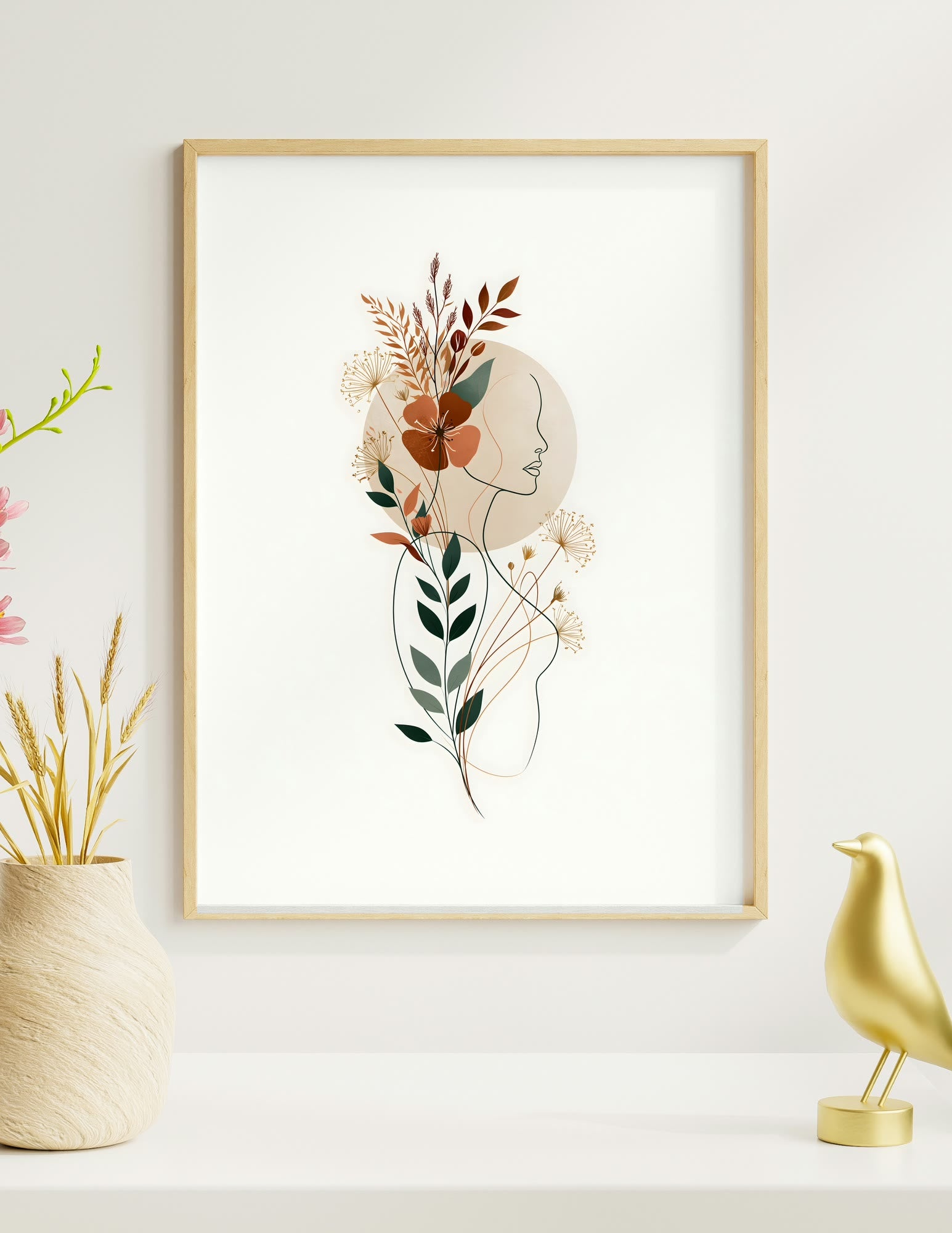 Fine Art Print shown in a room, mockup 1