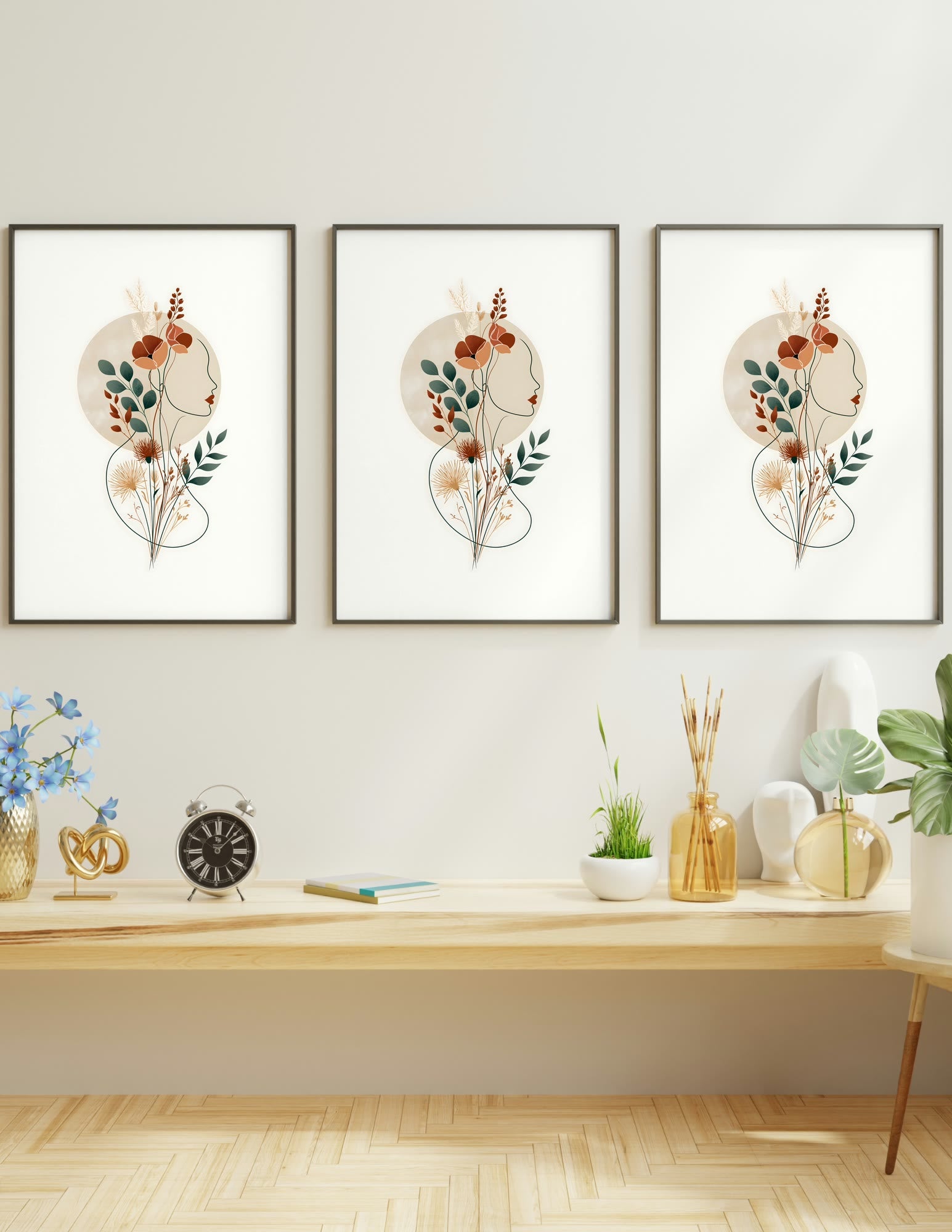 Semi-Gloss Poster shown in a room, mockup 2
