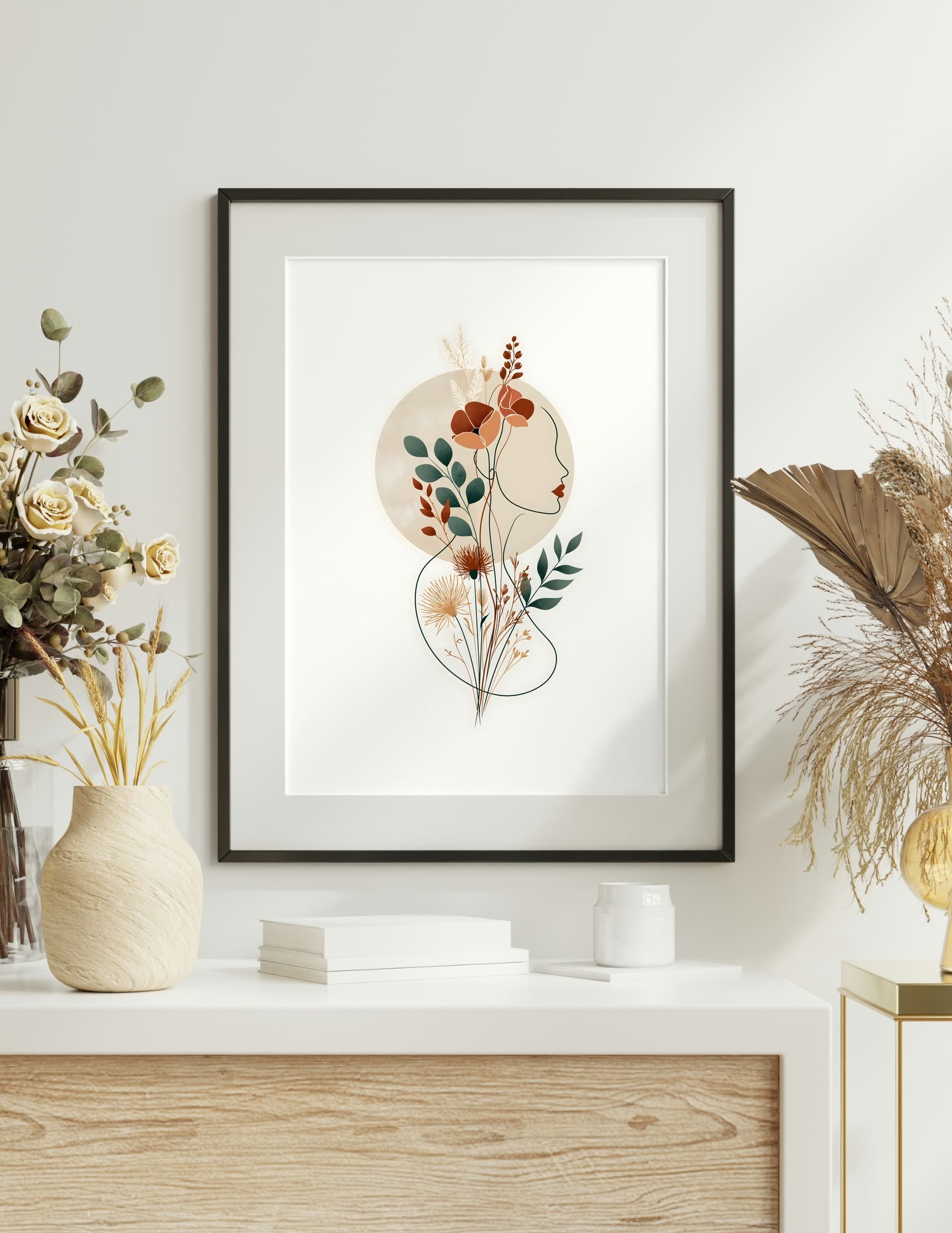 Fine Art Print shown in a room, mockup 1