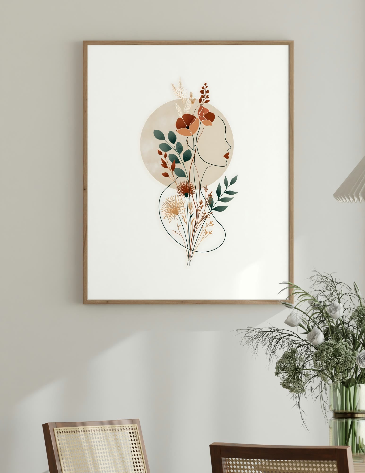 Fine Art Print shown in a room, mockup 2