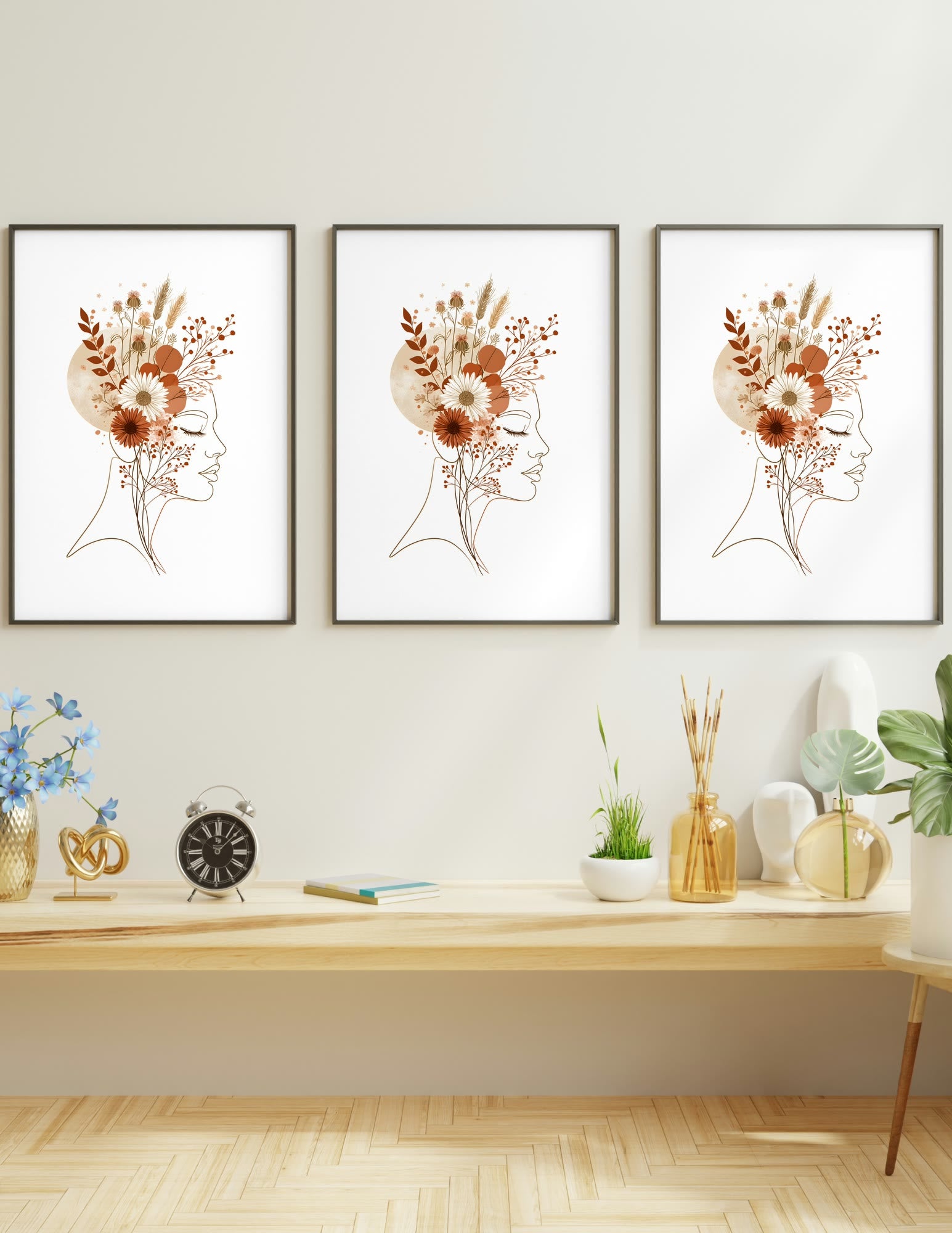 Semi-Gloss Poster shown in a room, mockup 1