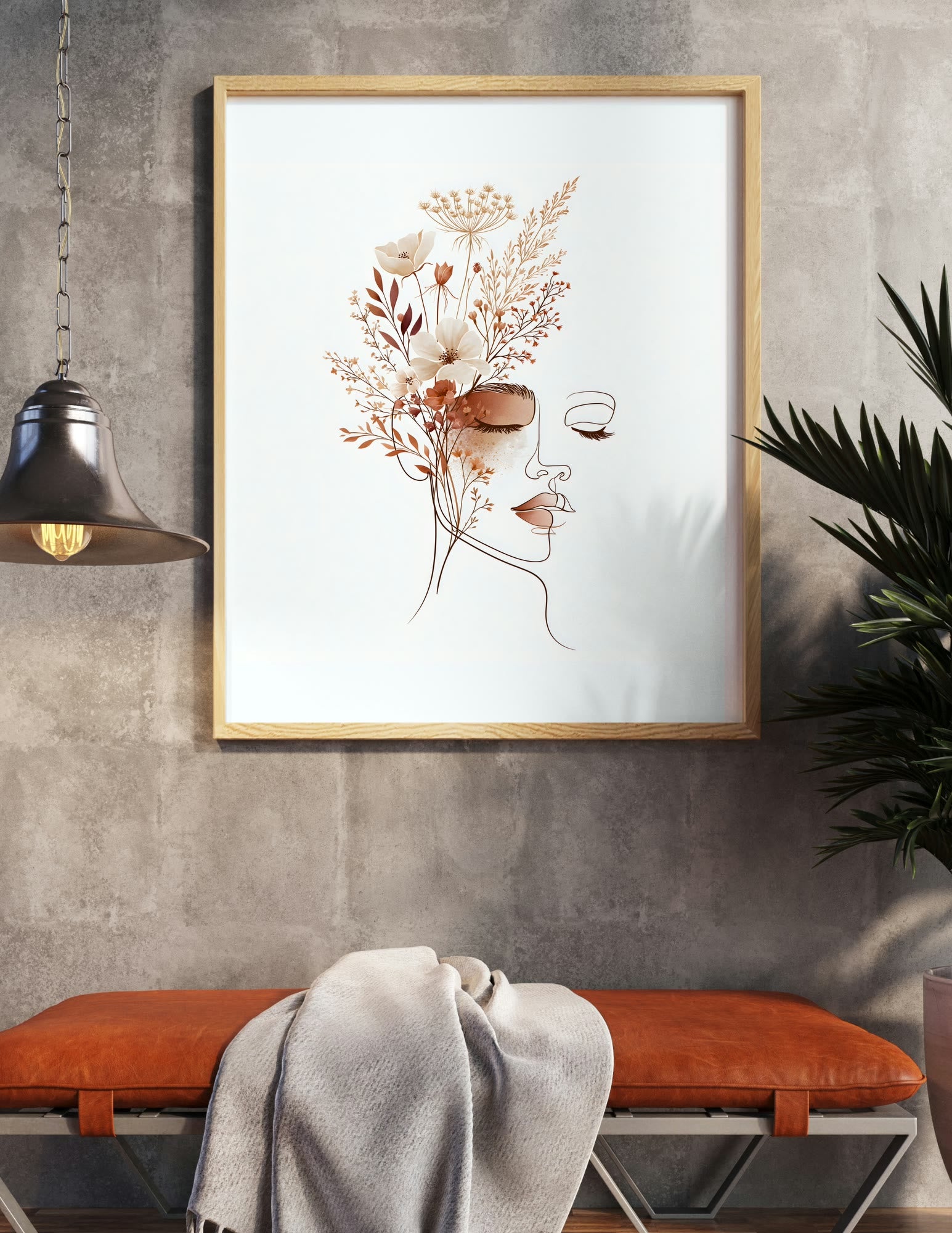 Fine Art Print shown in a room, mockup 2