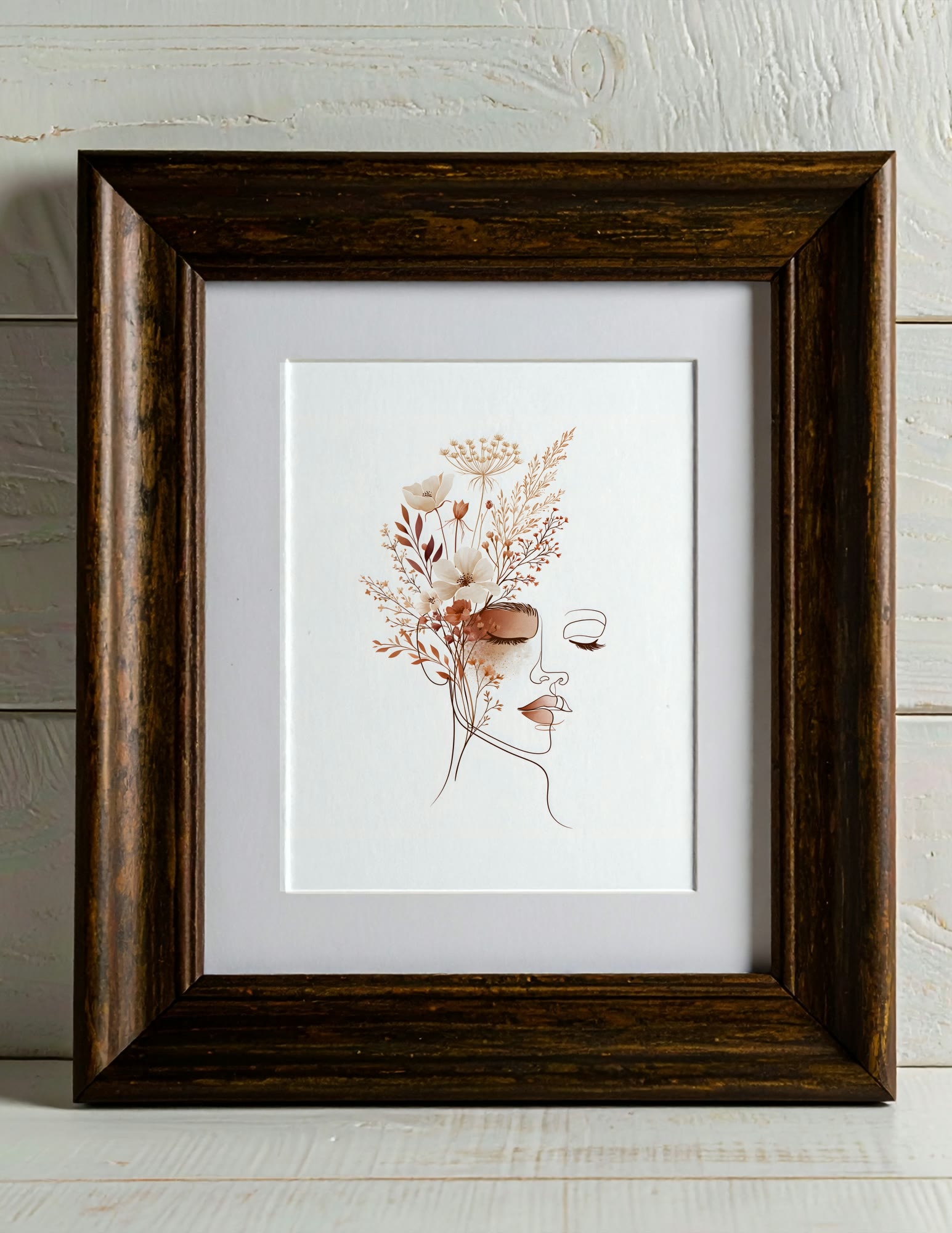 Semi-Gloss Poster shown in a room, mockup 2