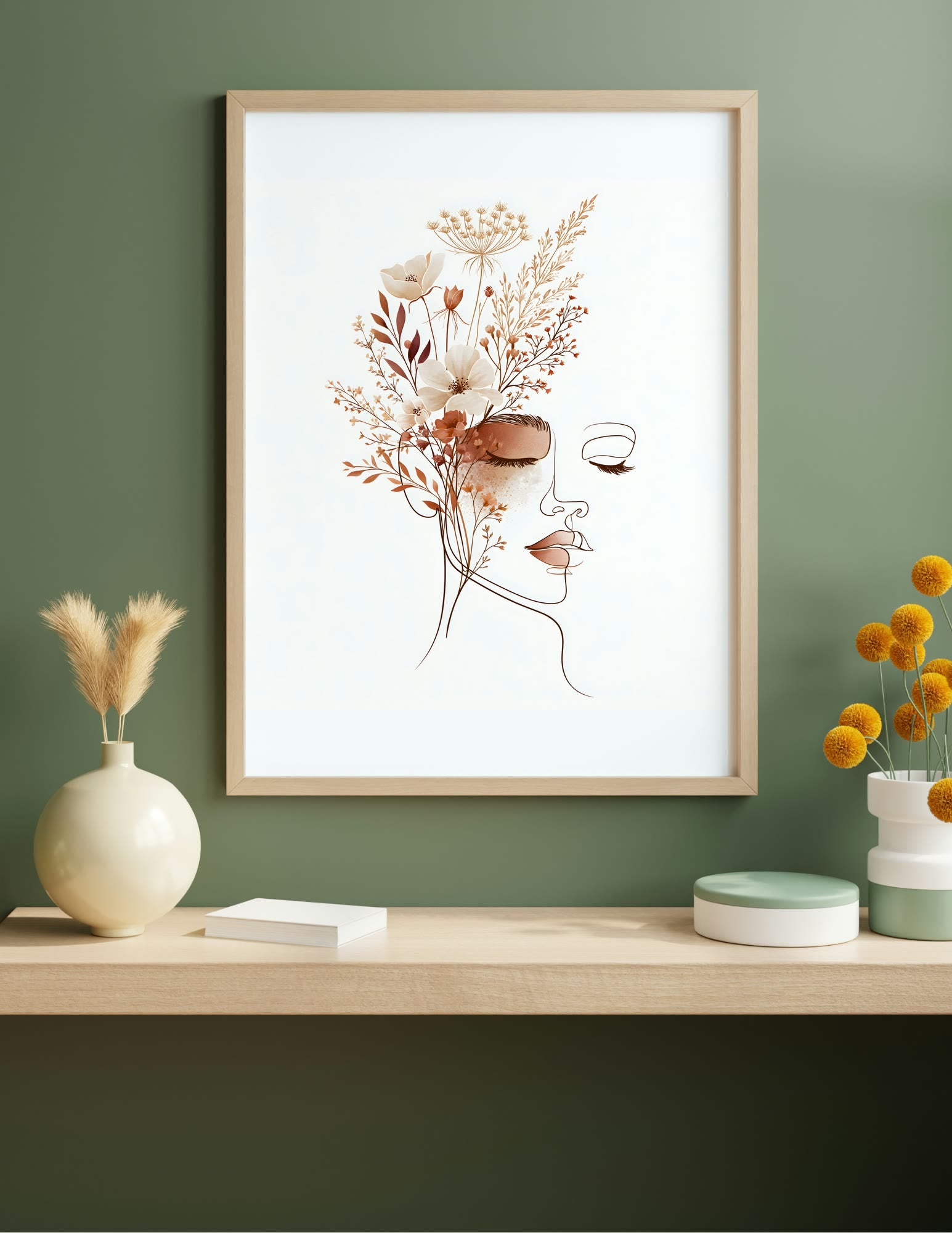 Fine Art Print shown in a room, mockup 1