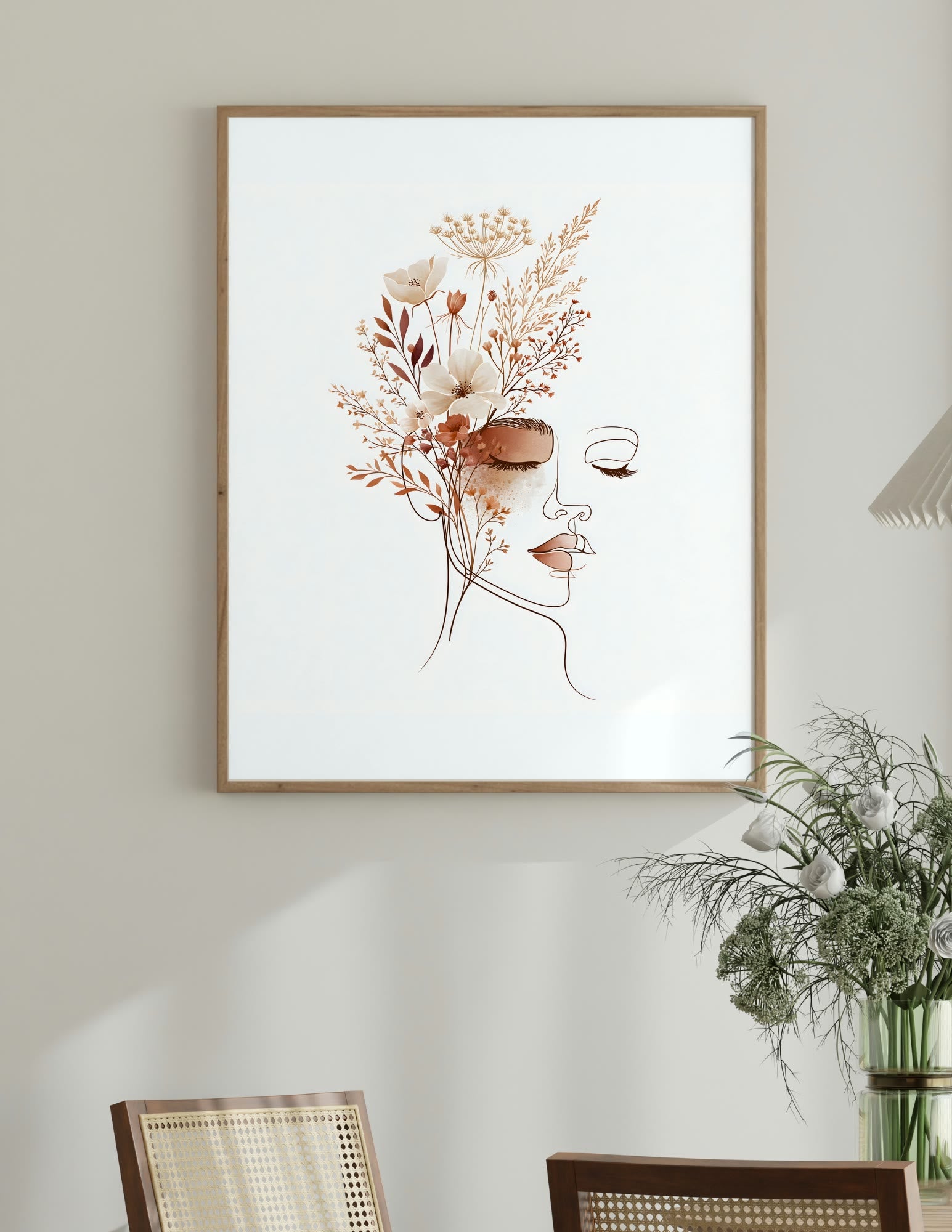 Semi-Gloss Poster shown in a room, mockup 1