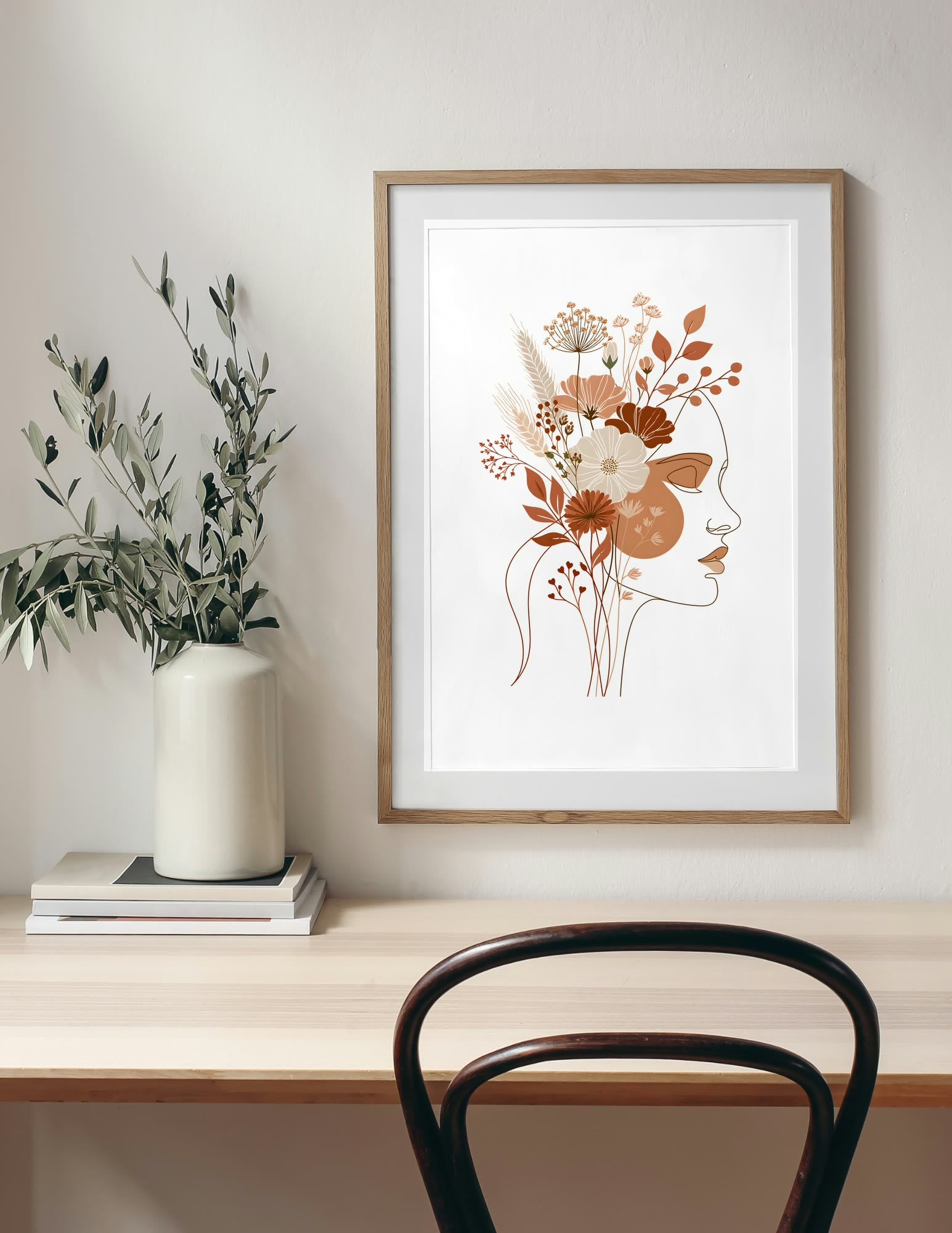 Fine Art Print shown in a room, mockup 1