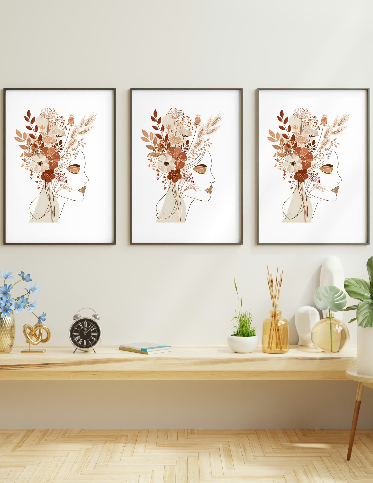 Semi-Gloss Poster shown in a room, mockup 1