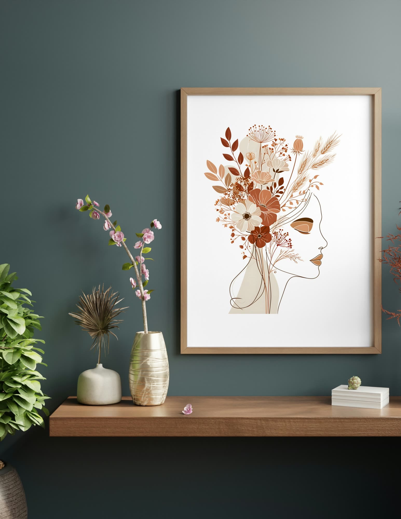 Semi-Gloss Poster shown in a room, mockup 2