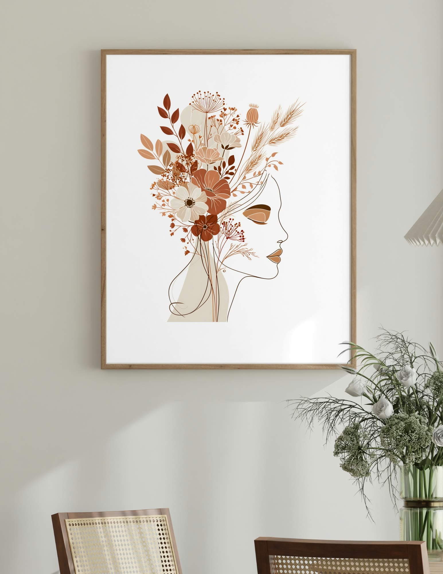 Fine Art Print shown in a room, mockup 1