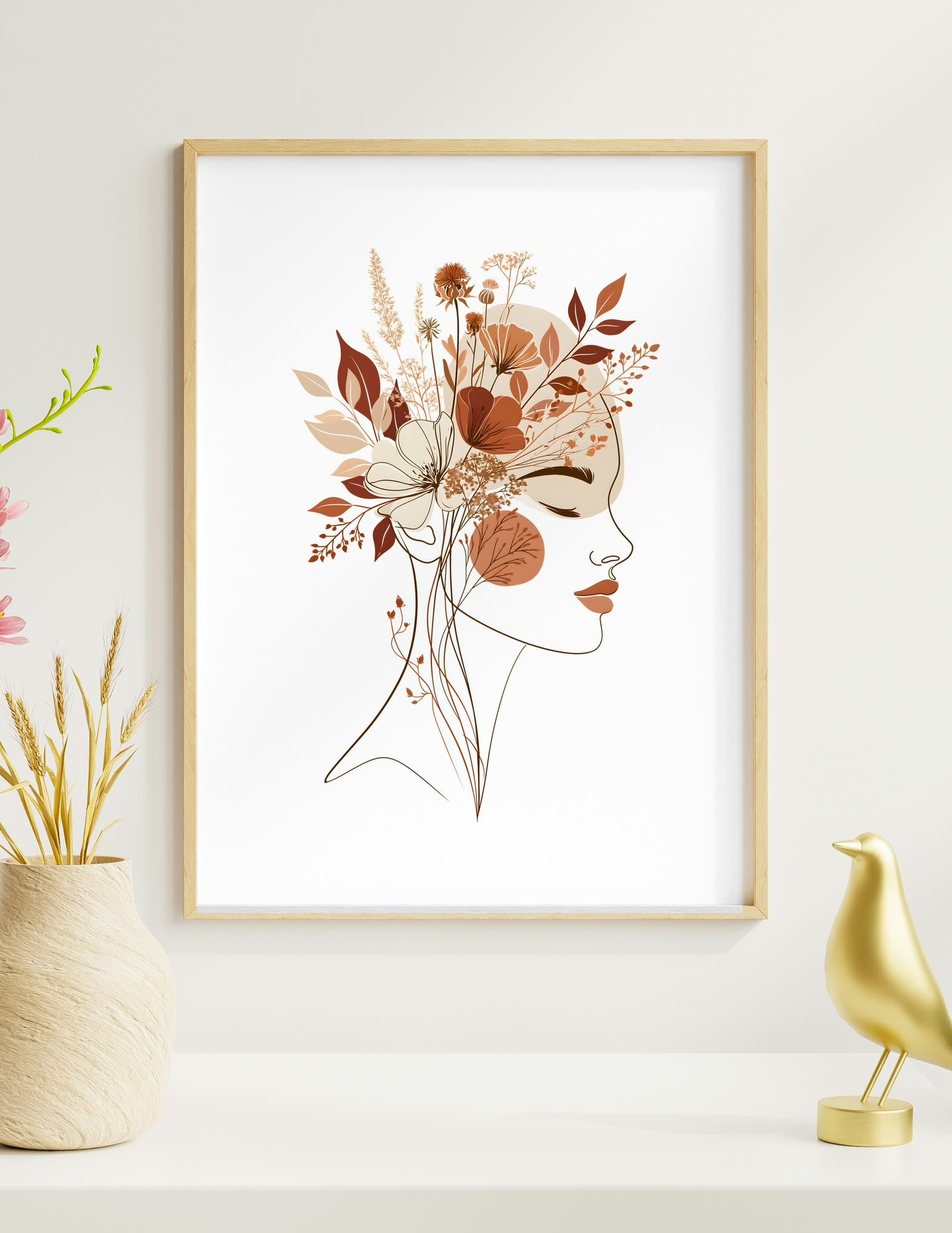 Fine Art Print shown in a room, mockup 2
