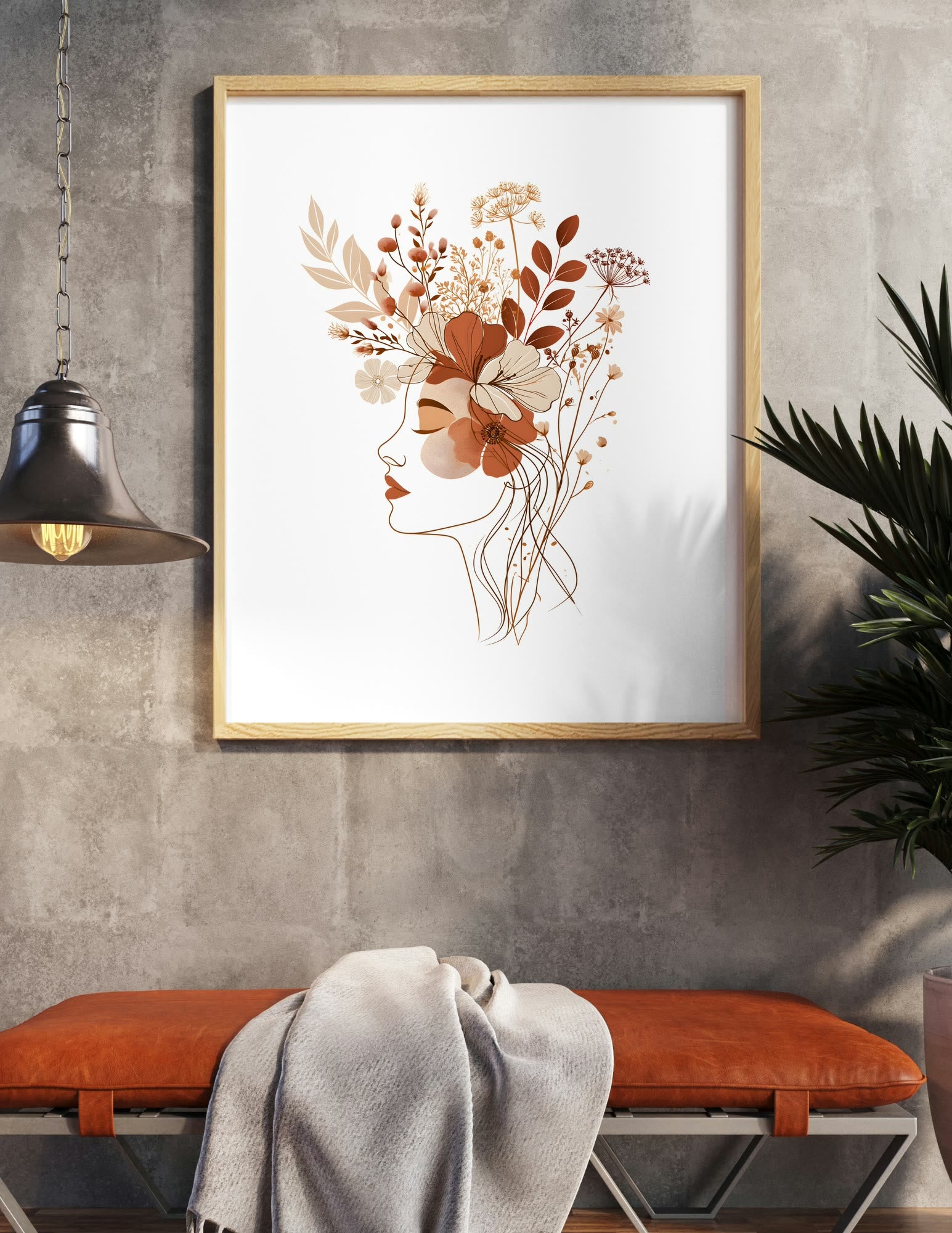 Fine Art Print shown in a room, mockup 1